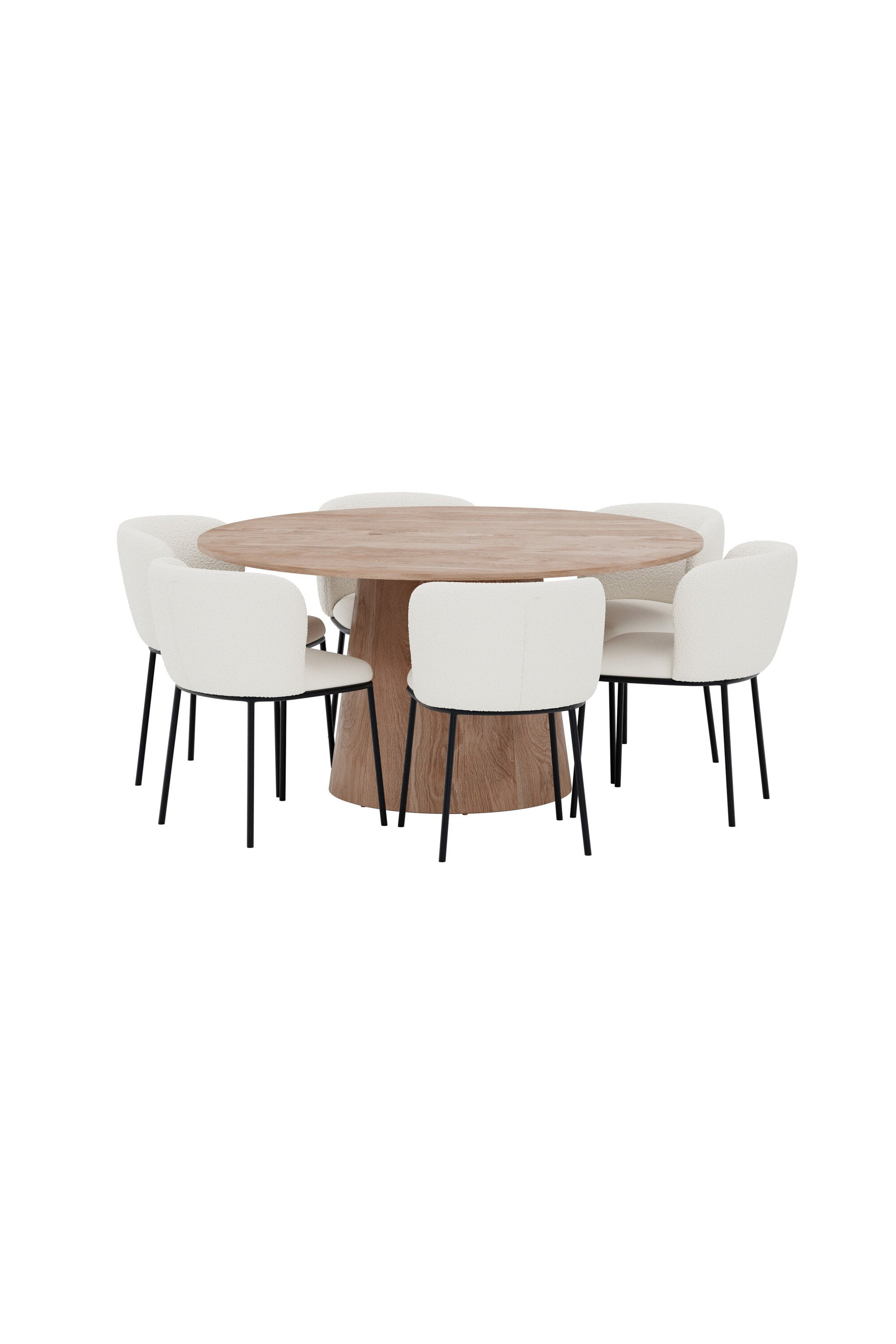 Lanzo Essgruppe mit Stühlen Edina in präsentiert im Onlineshop von KAQTU Design AG. Bartischset ist von Venture Home