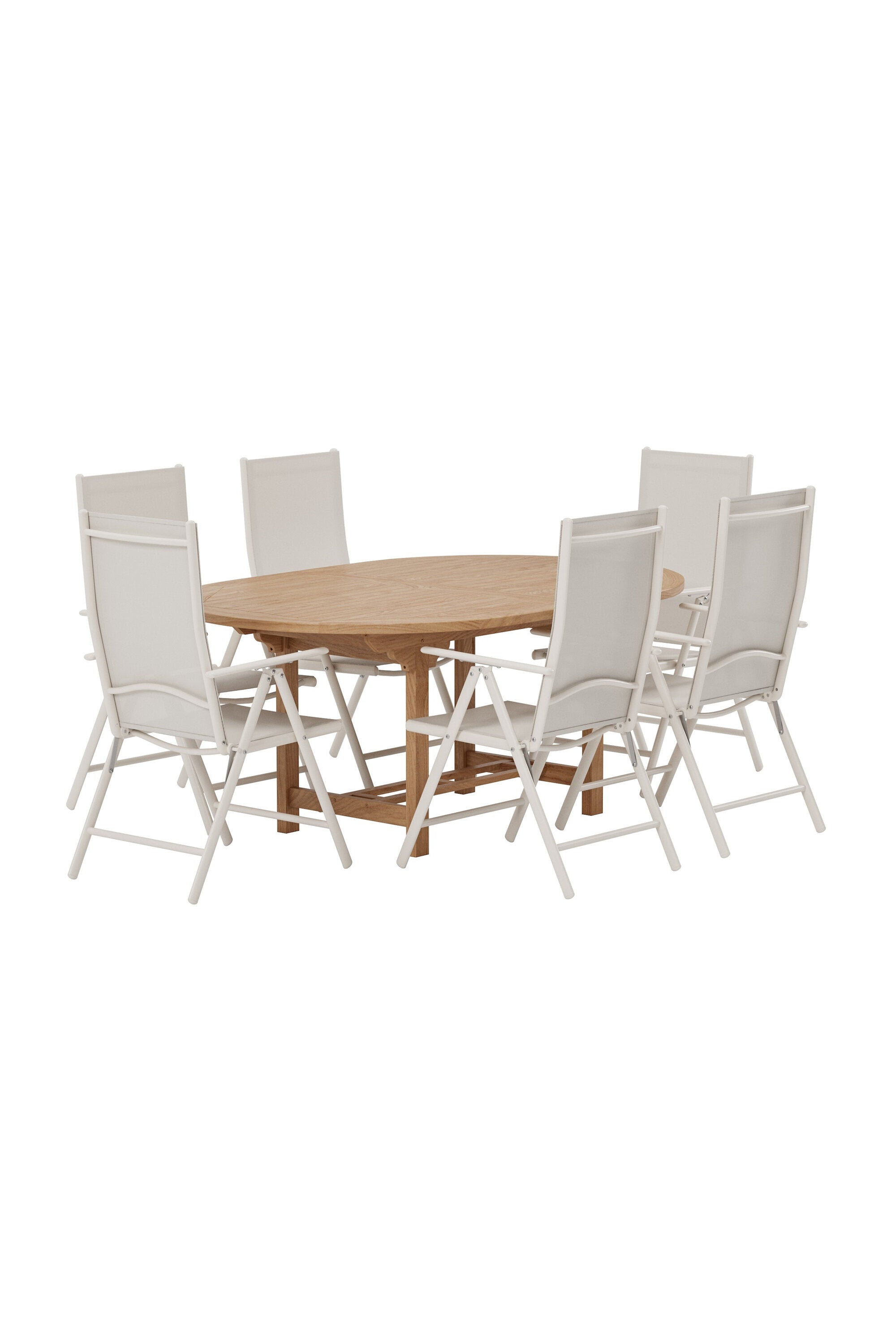 Esstisch Kenya mit Break Stühlen in präsentiert im Onlineshop von KAQTU Design AG. Gartentischset ist von Venture Home