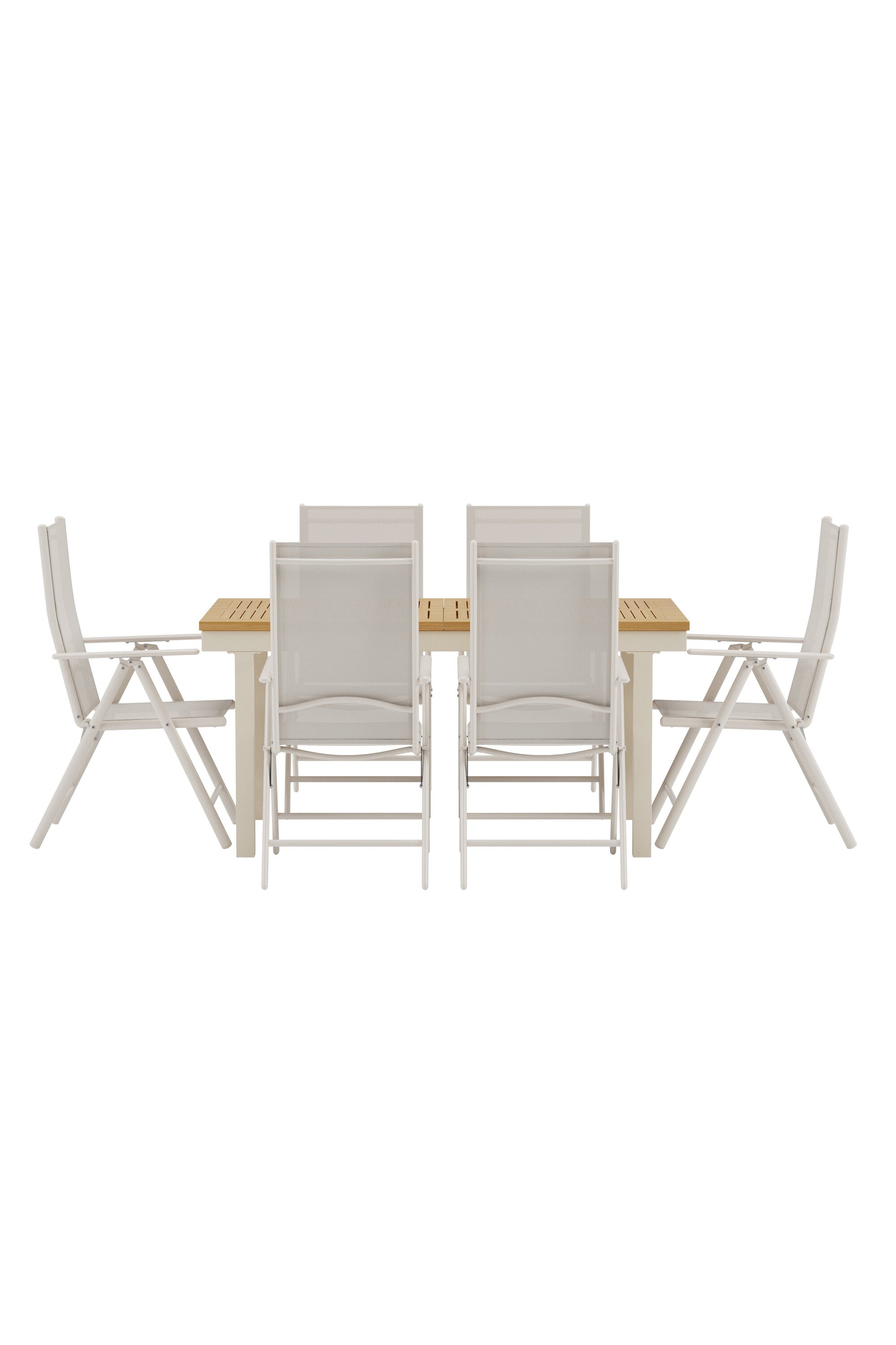 Panama Esstisch mit Break Stühlen in präsentiert im Onlineshop von KAQTU Design AG. Gartentischset ist von Venture Home