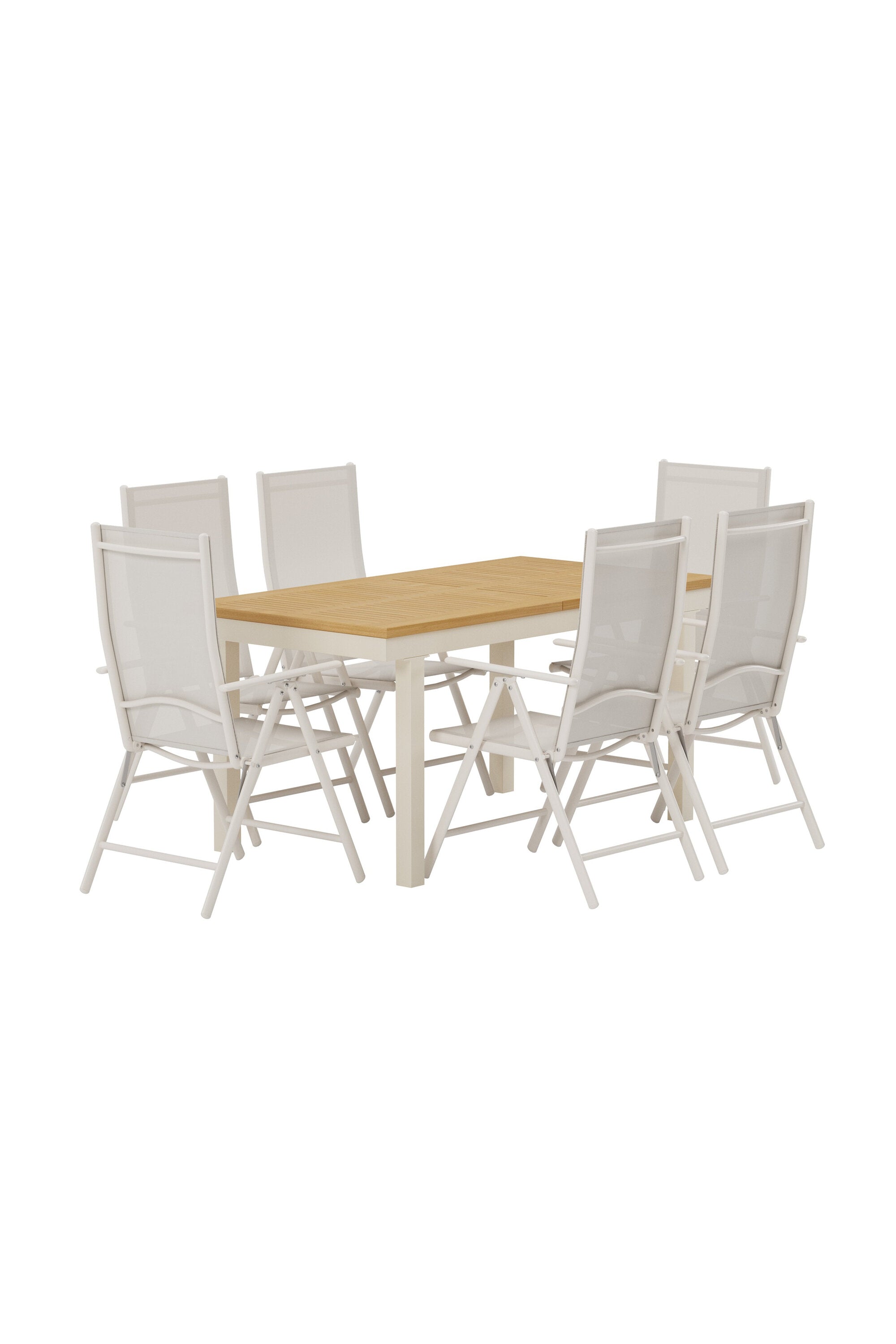 Panama Esstisch mit Break Stühlen in präsentiert im Onlineshop von KAQTU Design AG. Gartentischset ist von Venture Home