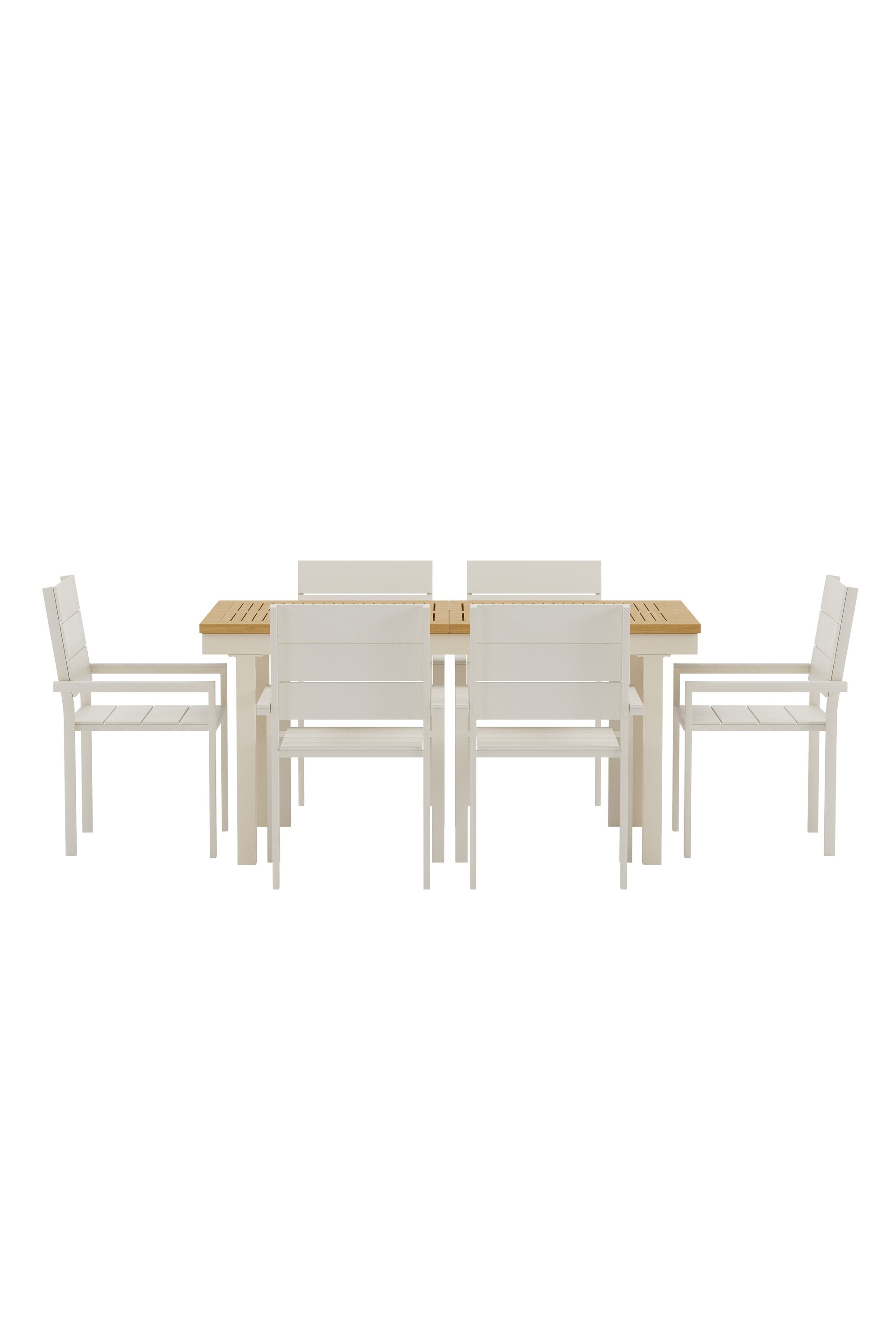 Panama Esstisch mit Levels Stühlen in präsentiert im Onlineshop von KAQTU Design AG. Gartentischset ist von Venture Home