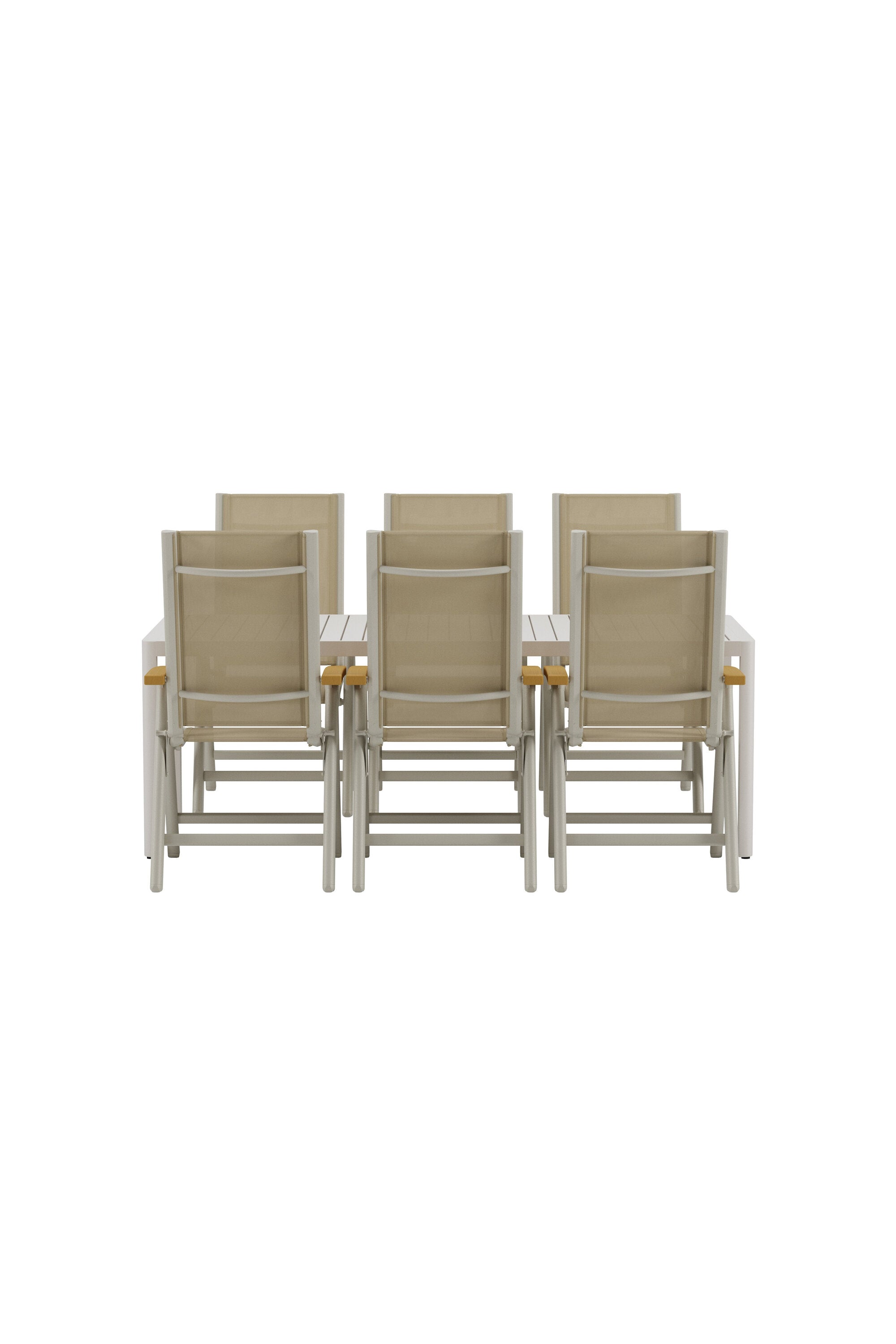 Giardini Esstisch mit Panama-Stühlen in präsentiert im Onlineshop von KAQTU Design AG. Gartentischset ist von Venture Home