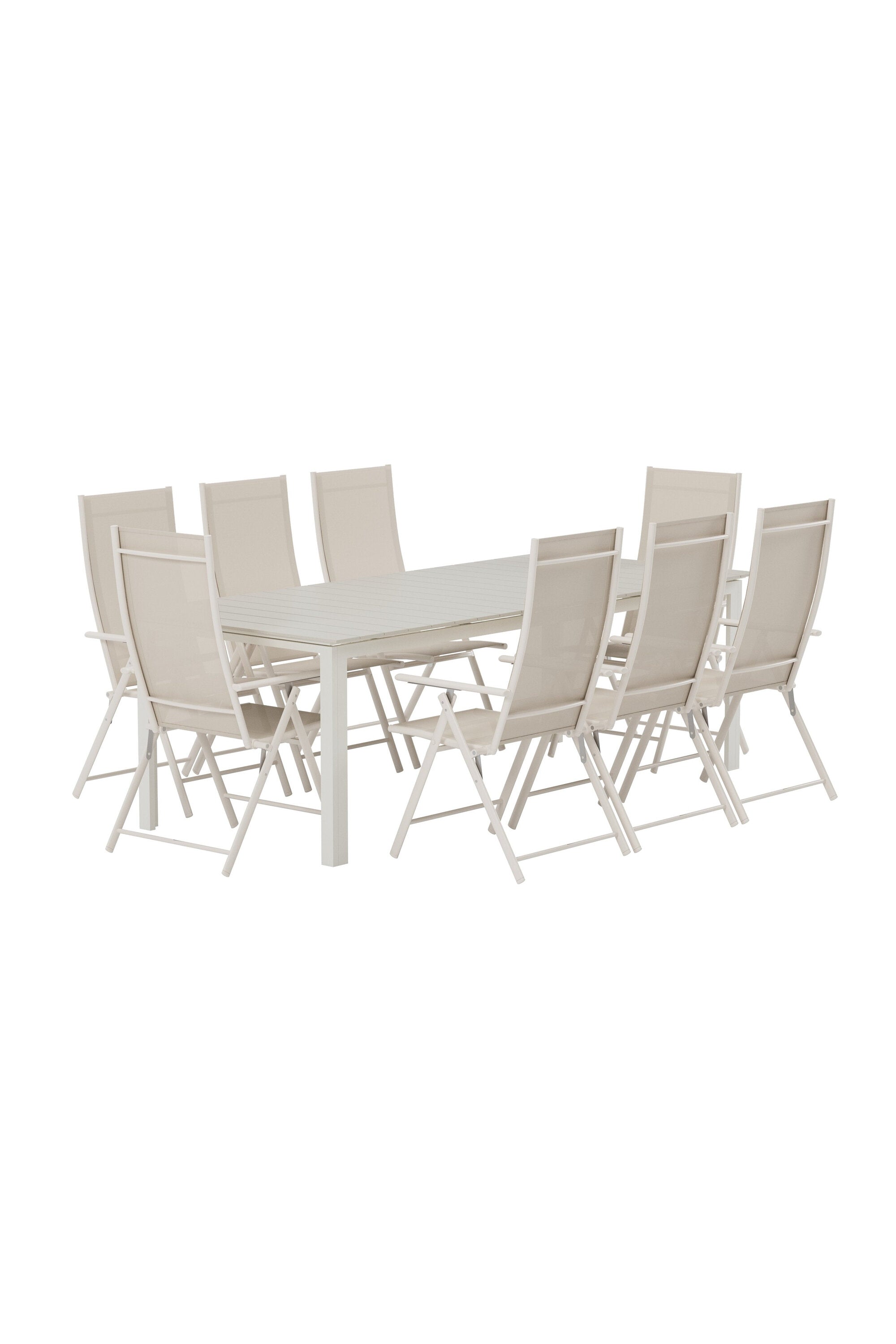 Levels Esstisch mit Levanzo Stühlen in präsentiert im Onlineshop von KAQTU Design AG. Gartentischset ist von Venture Home