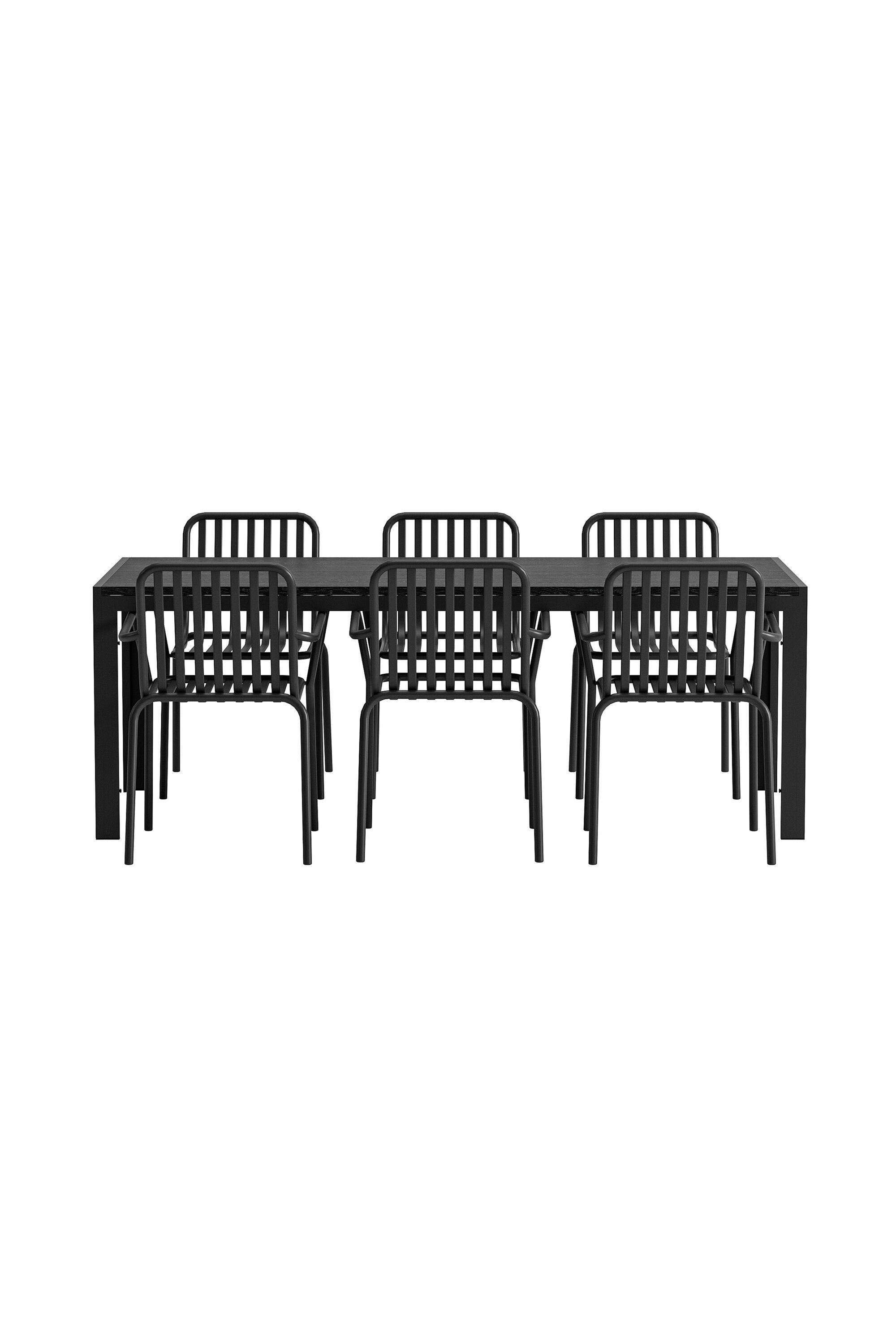 Mirko Esstisch mit Peking-Sesseln in präsentiert im Onlineshop von KAQTU Design AG. Gartentischset ist von Venture Home