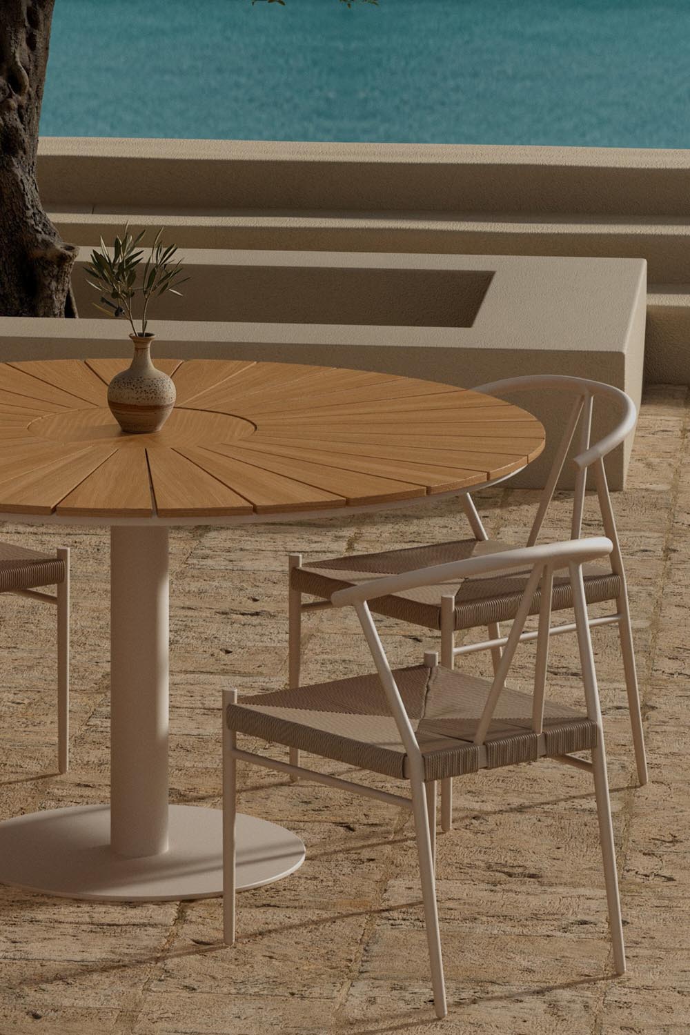 Esstisch Croft mit Stühlen Alfons in präsentiert im Onlineshop von KAQTU Design AG. Gartentischset ist von Venture Home