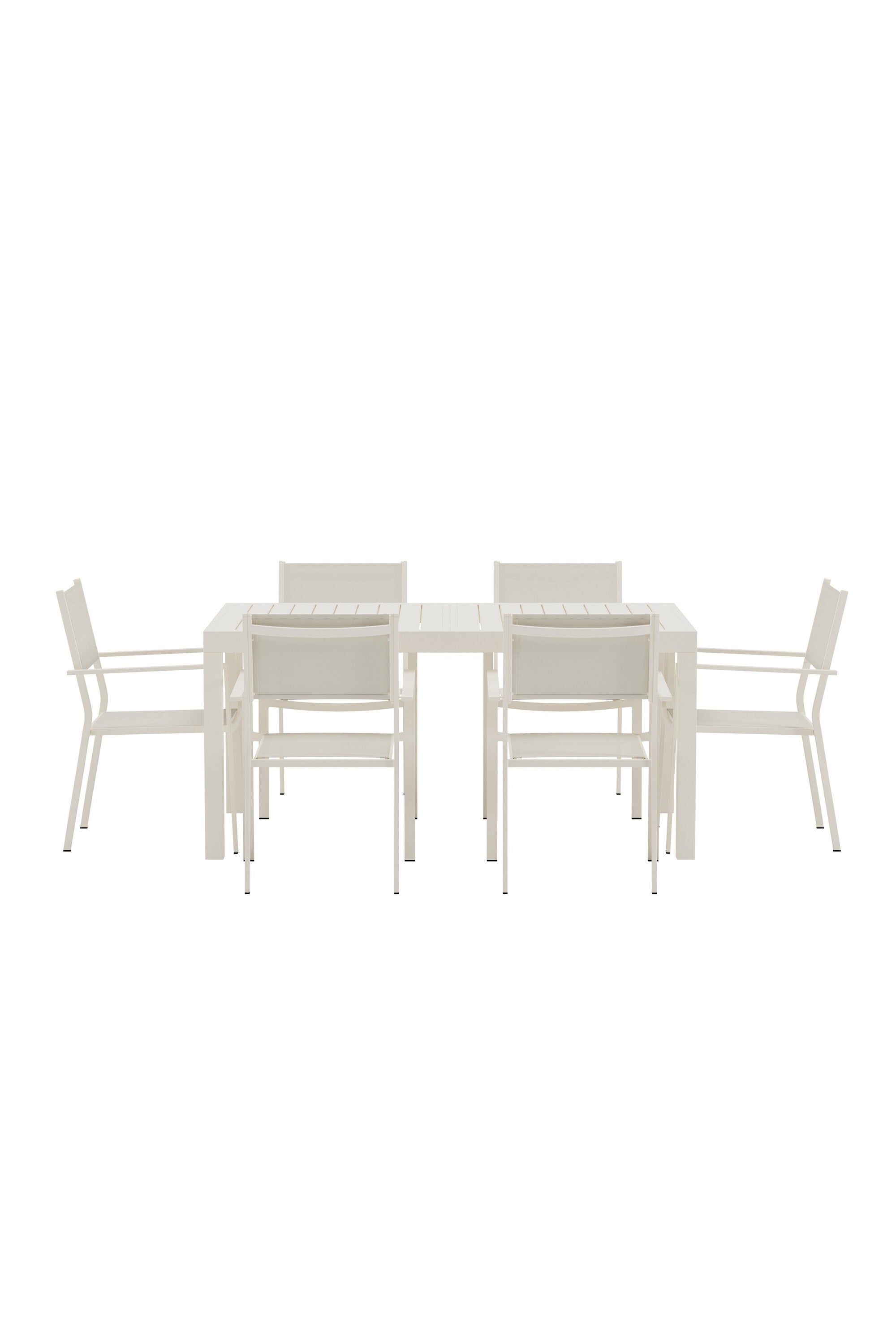 Esstisch Capo mit Esszimmerstühlen Copacabana in präsentiert im Onlineshop von KAQTU Design AG. Gartentischset ist von Venture Home