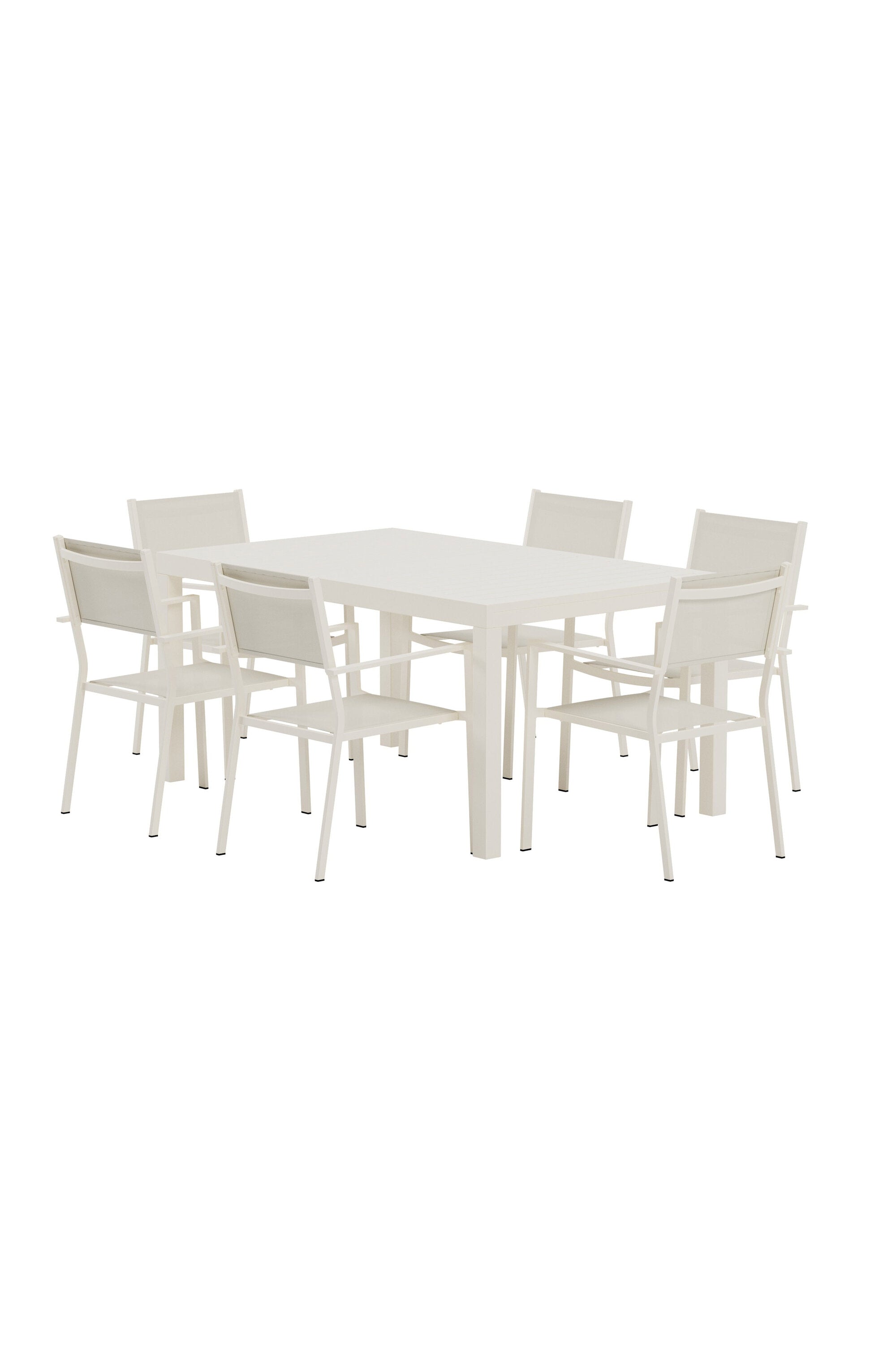 Esstisch Capo mit Esszimmerstühlen Copacabana in präsentiert im Onlineshop von KAQTU Design AG. Gartentischset ist von Venture Home