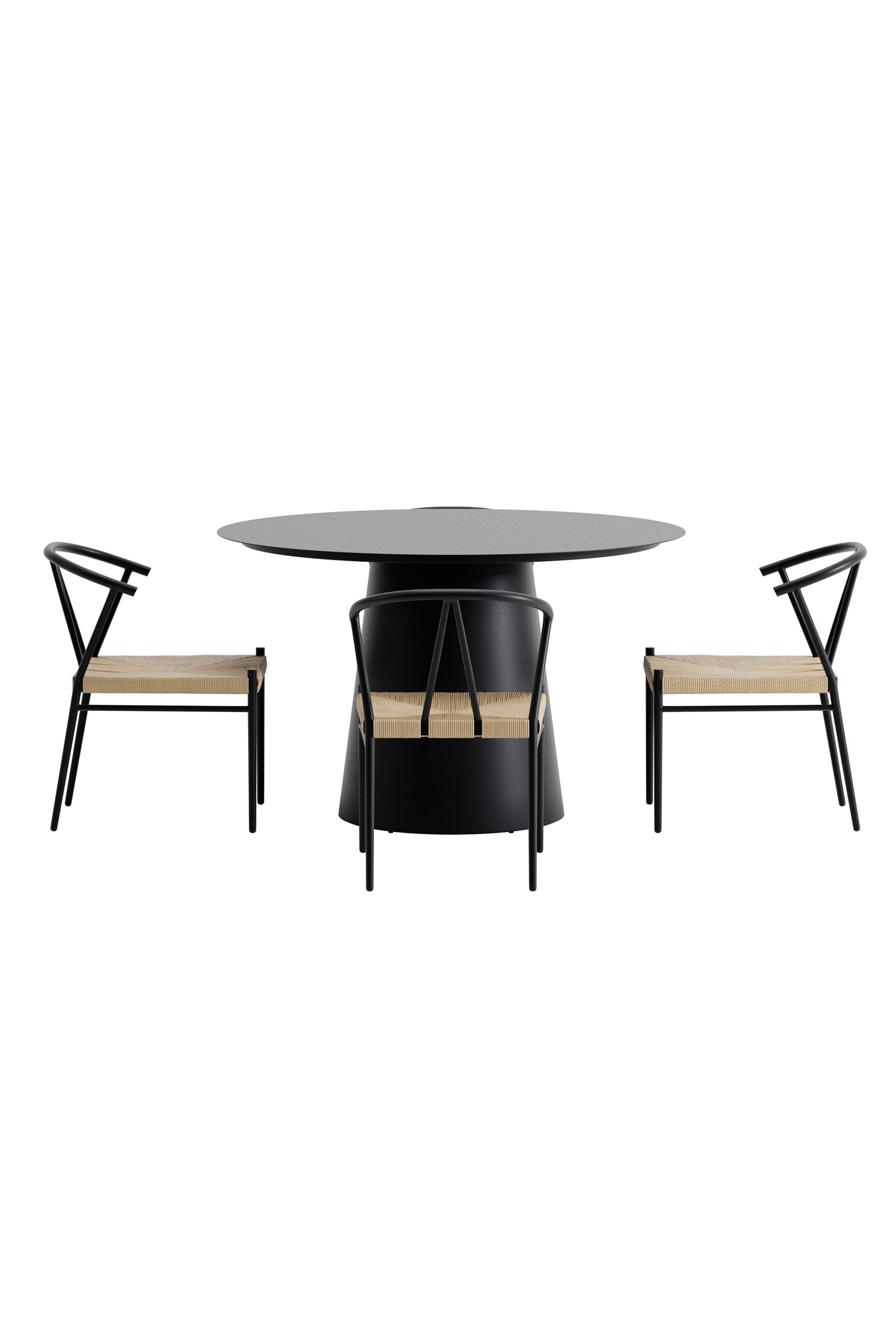 Lanzo Esszimmertisch mit Alfons Stühlen in präsentiert im Onlineshop von KAQTU Design AG. Gartentischset ist von Venture Home