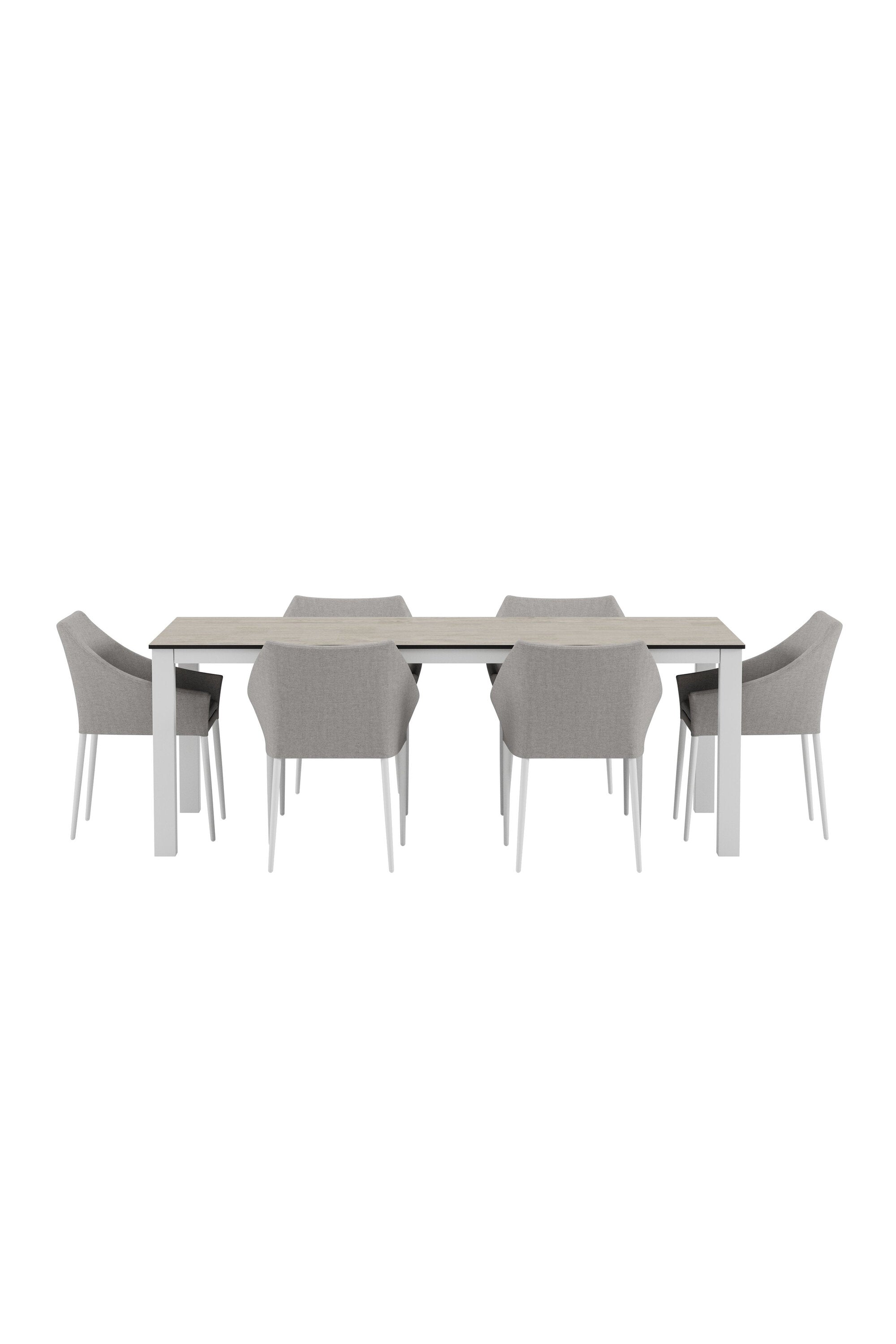 Llama Esstisch mit Spoga Stühlen in präsentiert im Onlineshop von KAQTU Design AG. Gartentischset ist von Venture Home