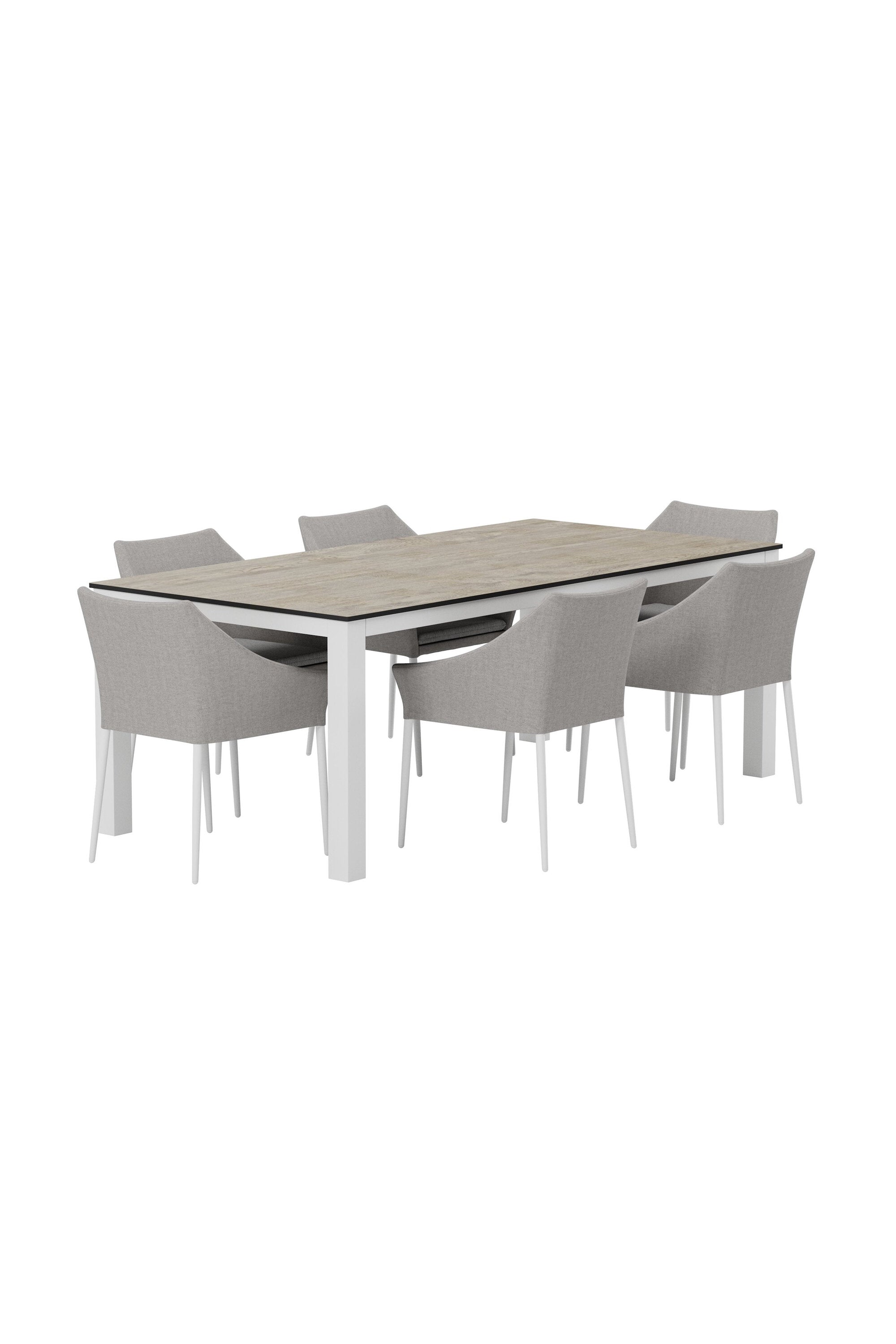 Llama Esstisch mit Spoga Stühlen in präsentiert im Onlineshop von KAQTU Design AG. Gartentischset ist von Venture Home