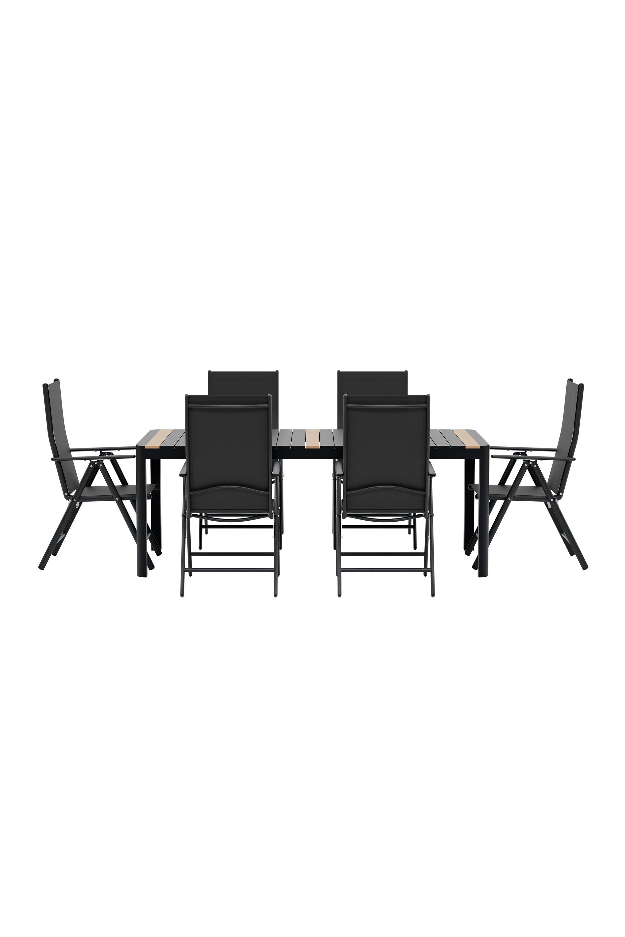 Togo Esszimmertisch mit Break Stühlen in präsentiert im Onlineshop von KAQTU Design AG. Gartentischset ist von Venture Home