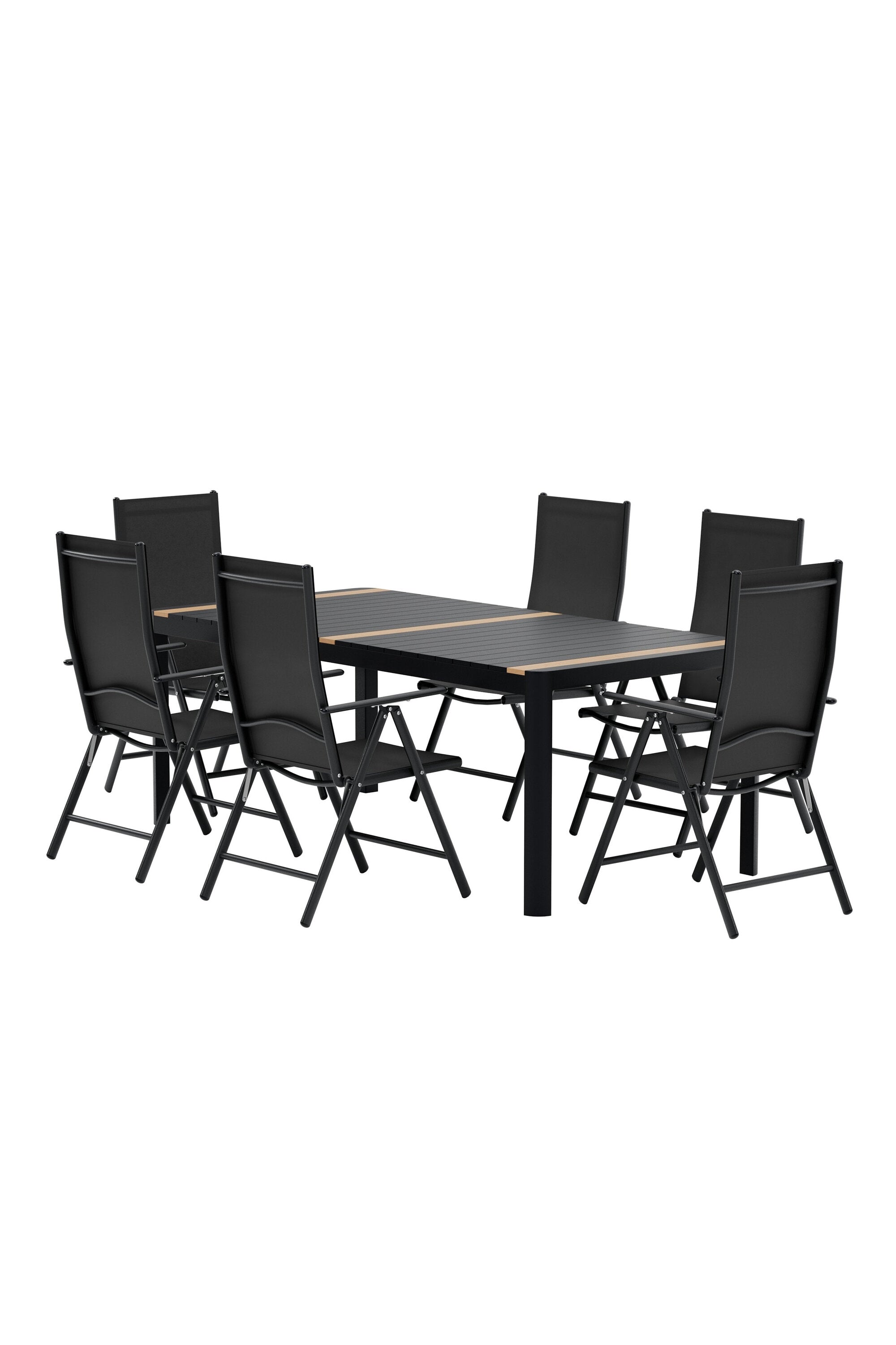 Togo Esszimmertisch mit Break Stühlen in präsentiert im Onlineshop von KAQTU Design AG. Gartentischset ist von Venture Home