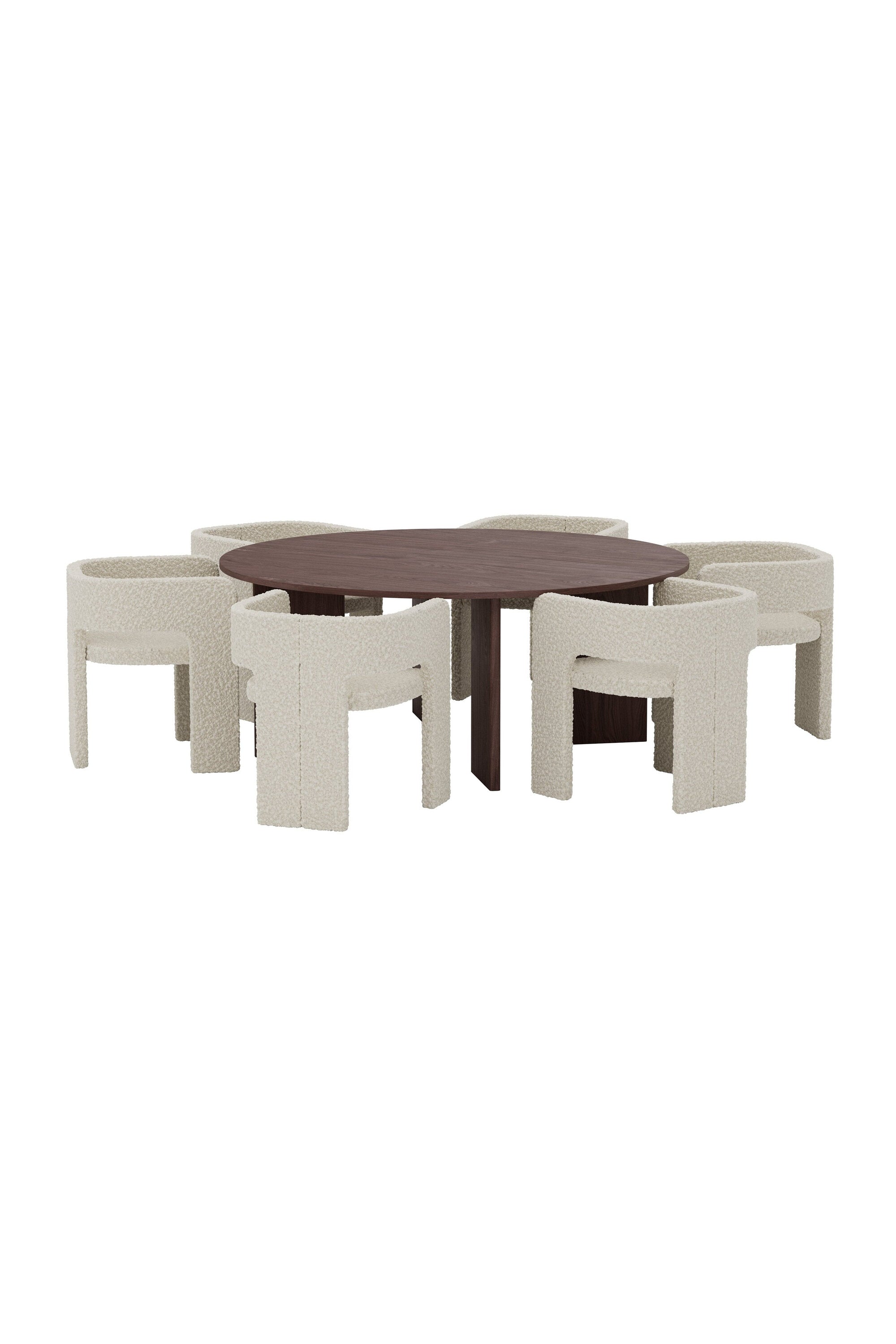 Graos Esstisch mit Kristin Stühlen in präsentiert im Onlineshop von KAQTU Design AG. Bartischset ist von Venture Home