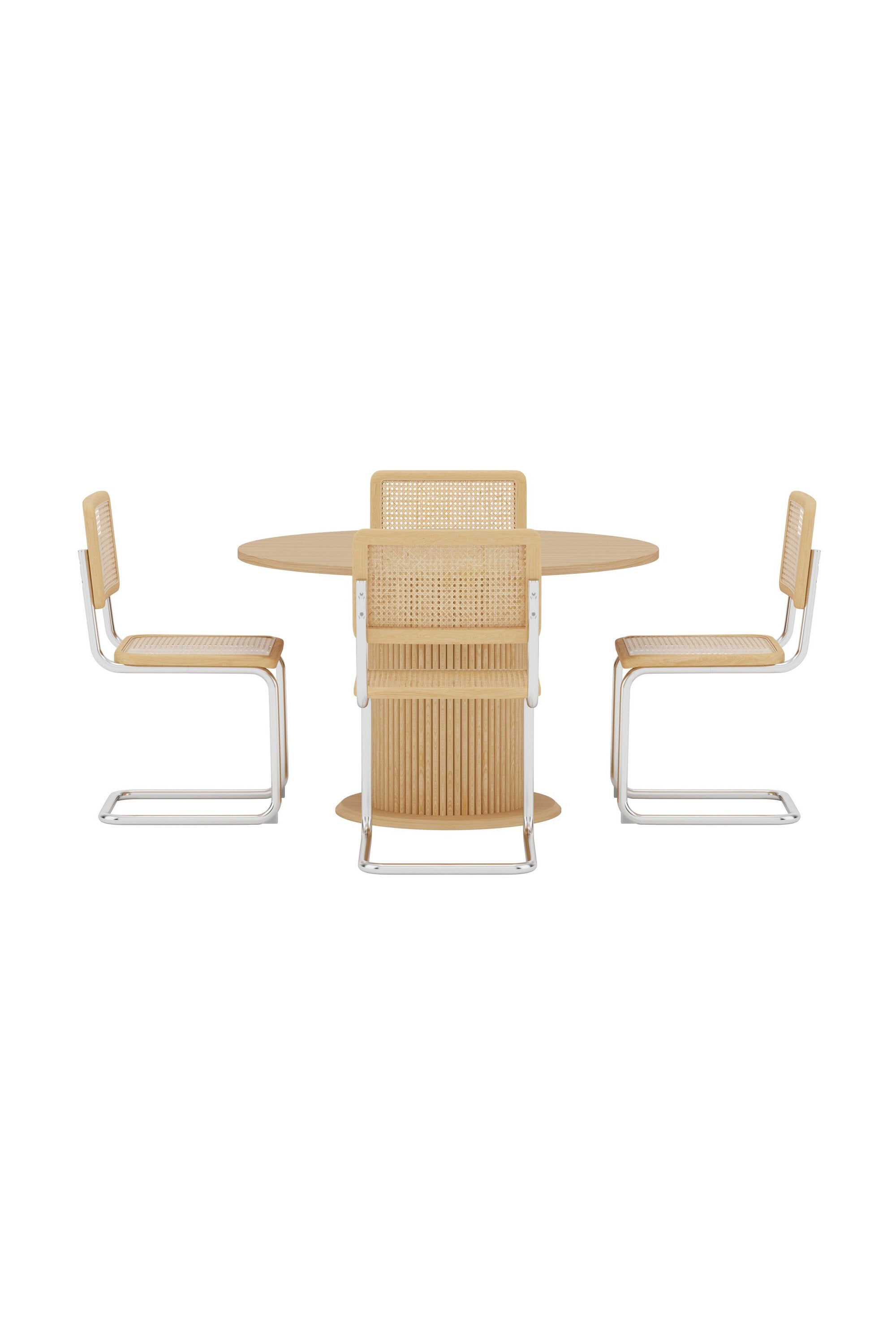 Reko Esstisch mit Robert Stühlen in präsentiert im Onlineshop von KAQTU Design AG. Bartischset ist von Venture Home