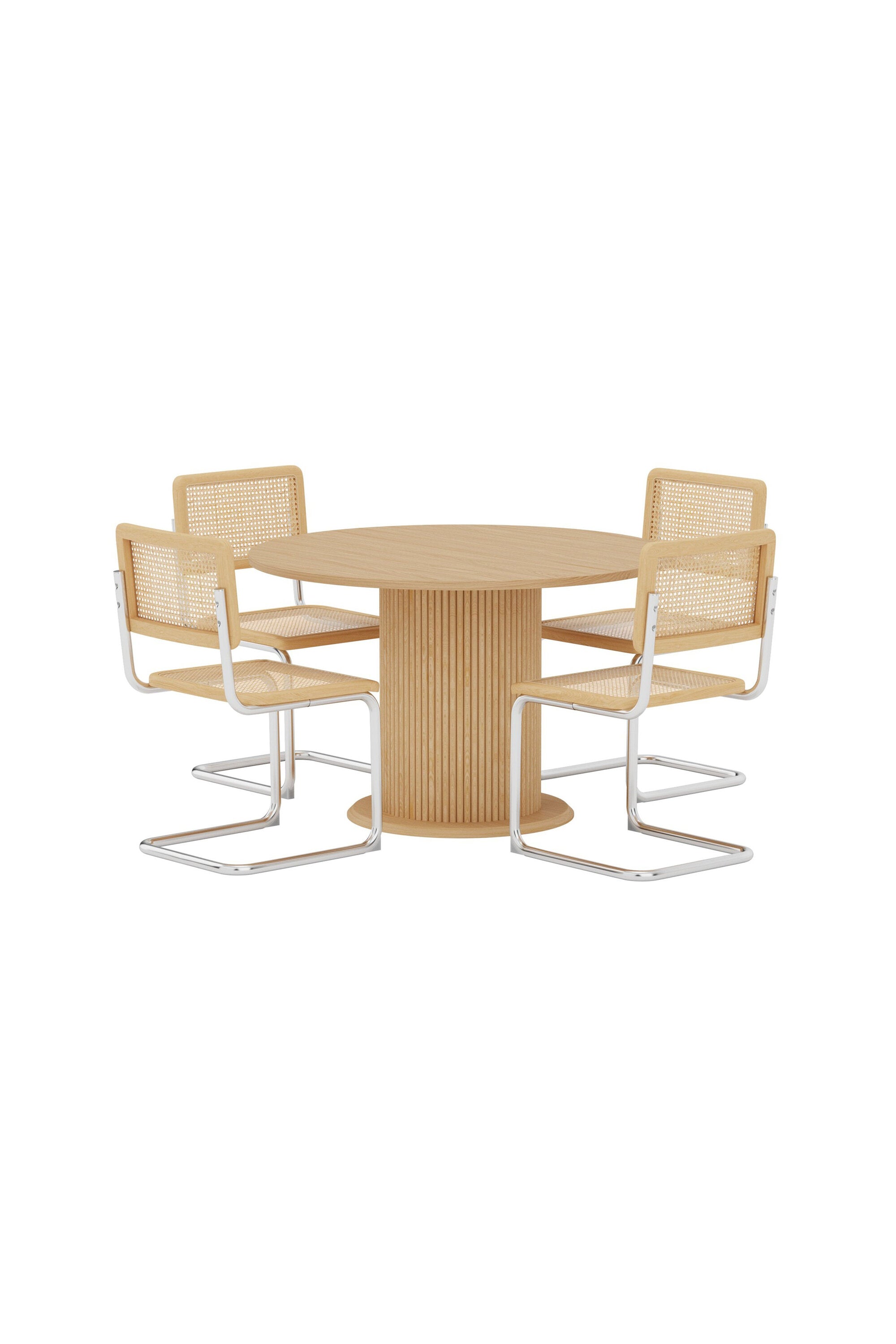 Reko Esstisch mit Robert Stühlen in präsentiert im Onlineshop von KAQTU Design AG. Bartischset ist von Venture Home