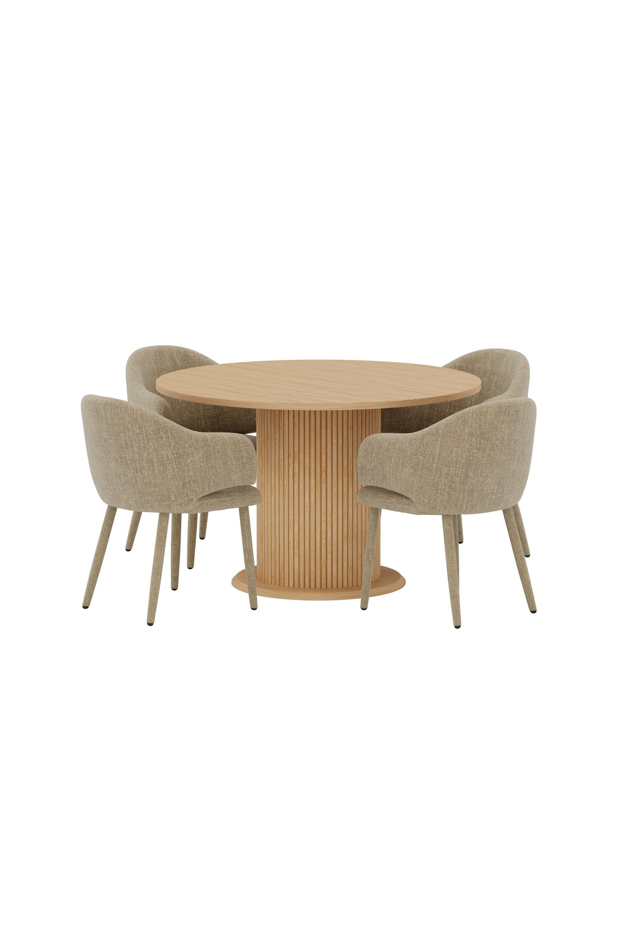 Reko Esstisch mit Stühlen Evelin in präsentiert im Onlineshop von KAQTU Design AG. Bartischset ist von Venture Home