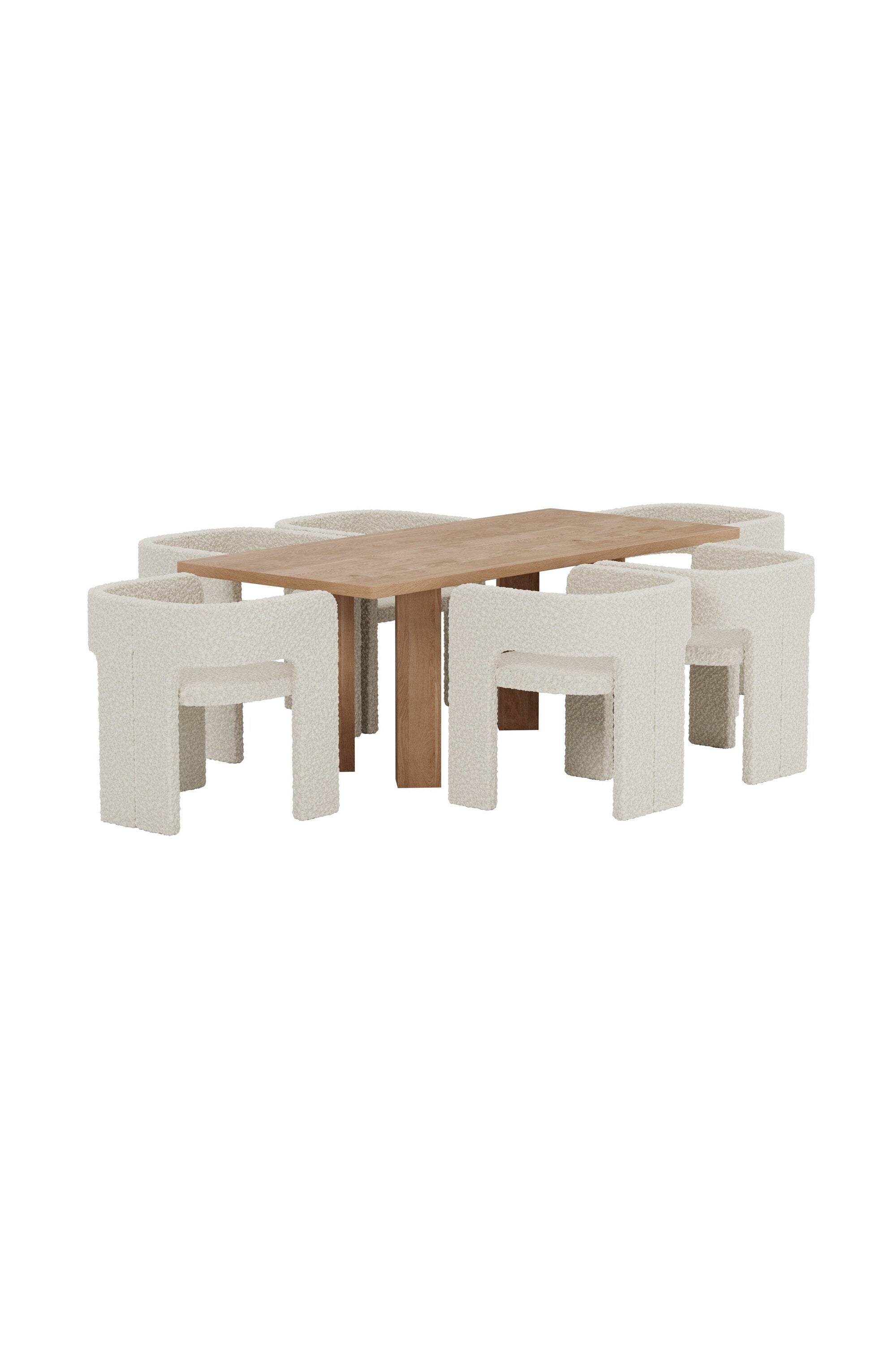 Lillehammer Esstisch mit Kristin Stühlen in präsentiert im Onlineshop von KAQTU Design AG. Esszimmerset ist von Venture Home