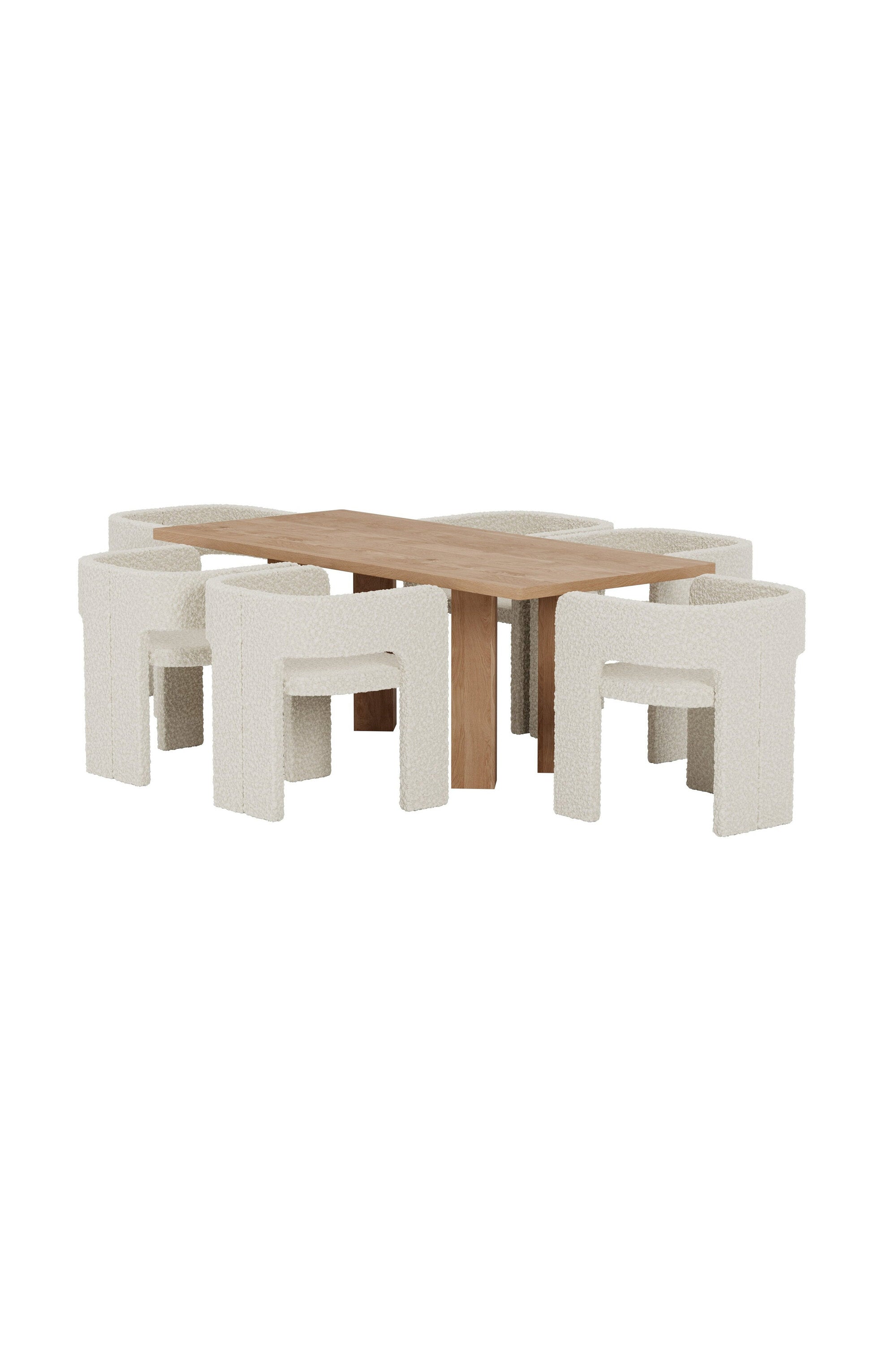 Lillehammer Esstisch mit Kristin Stühlen in präsentiert im Onlineshop von KAQTU Design AG. Esszimmerset ist von Venture Home