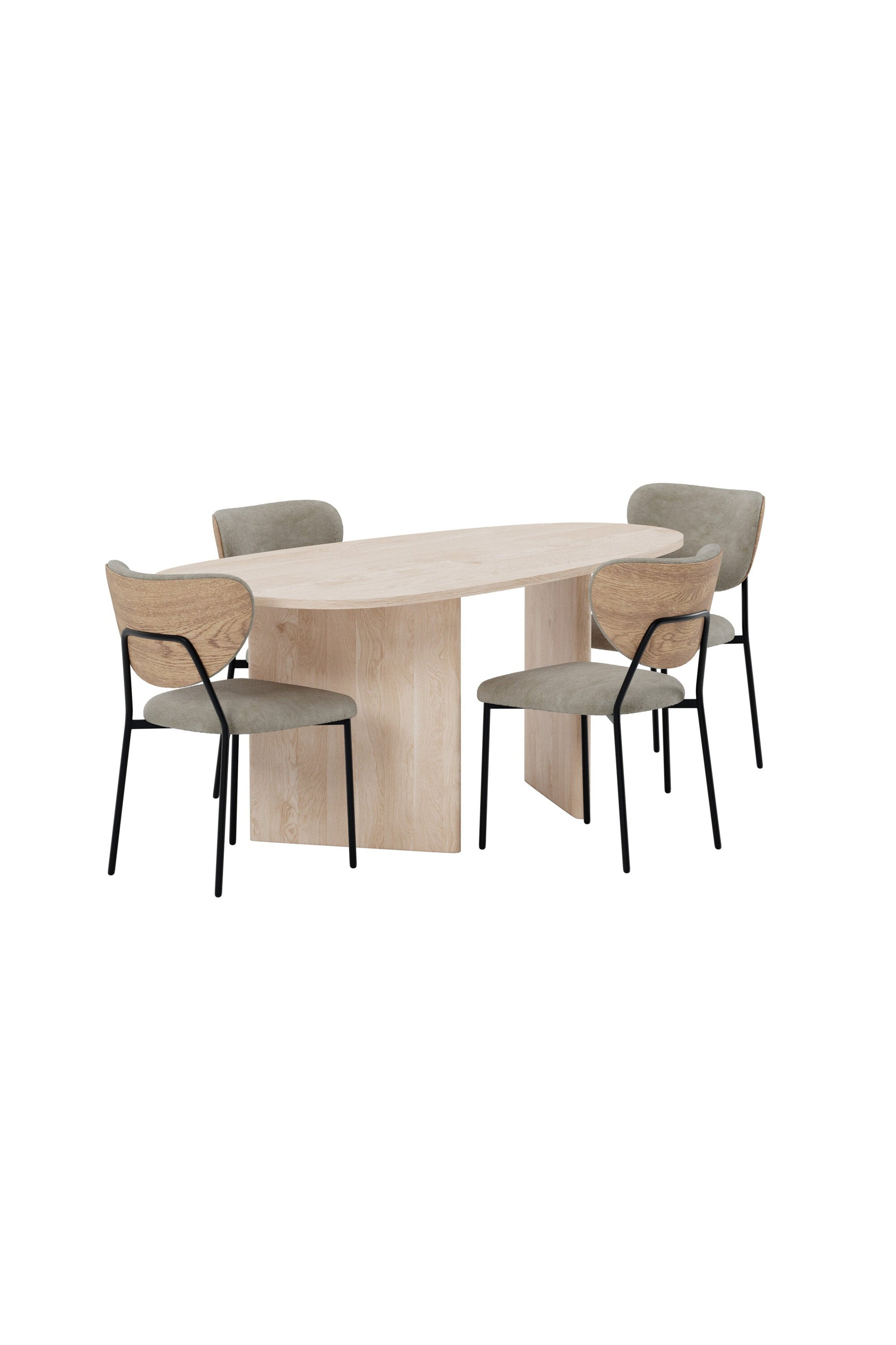 Grönvik Esstisch mit Butterfly Stühlen in präsentiert im Onlineshop von KAQTU Design AG. Esszimmerset ist von Venture Home