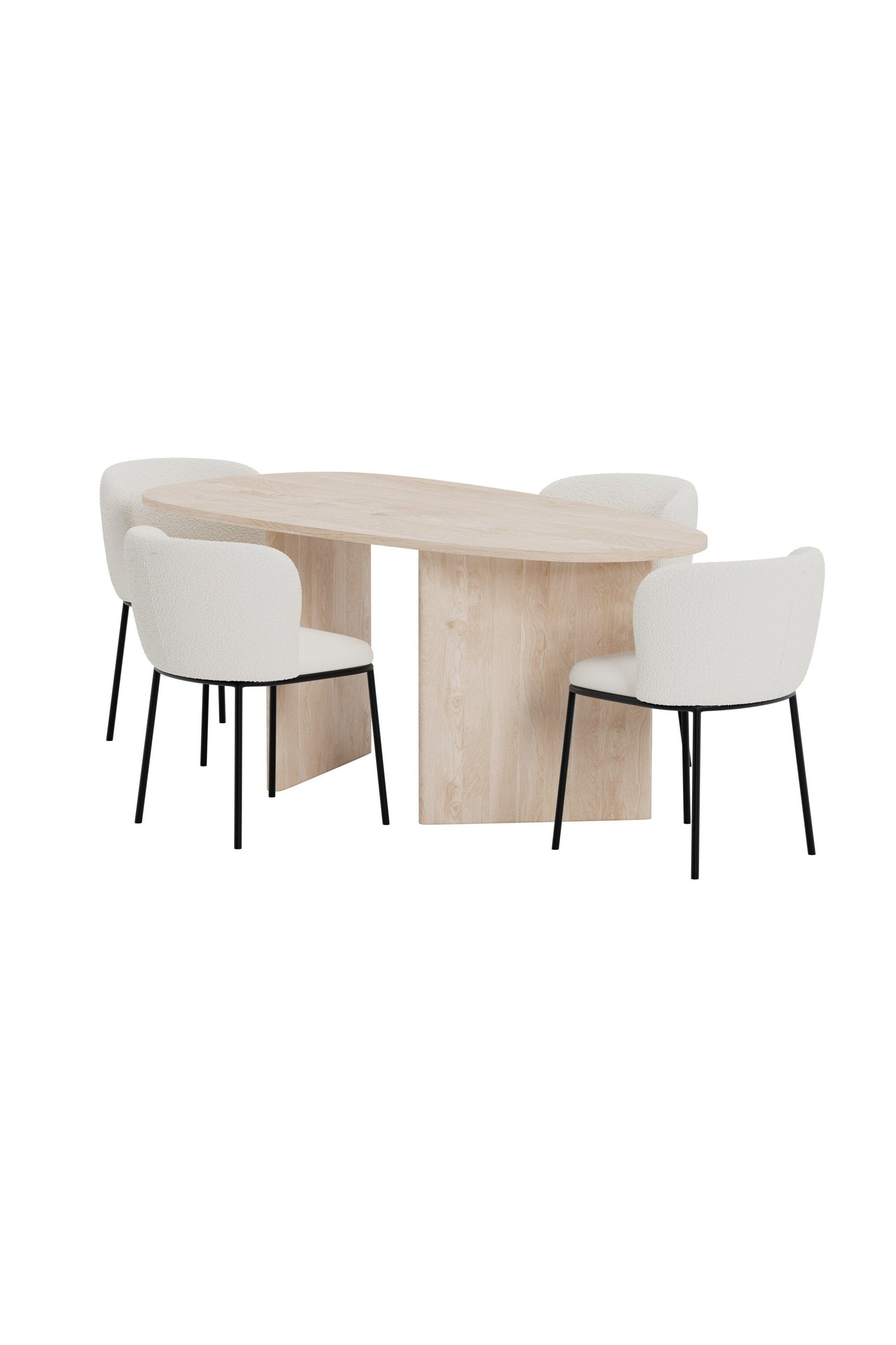 Grönvik Esstisch mit Stühlen von Edina in präsentiert im Onlineshop von KAQTU Design AG. Esszimmerset ist von Venture Home