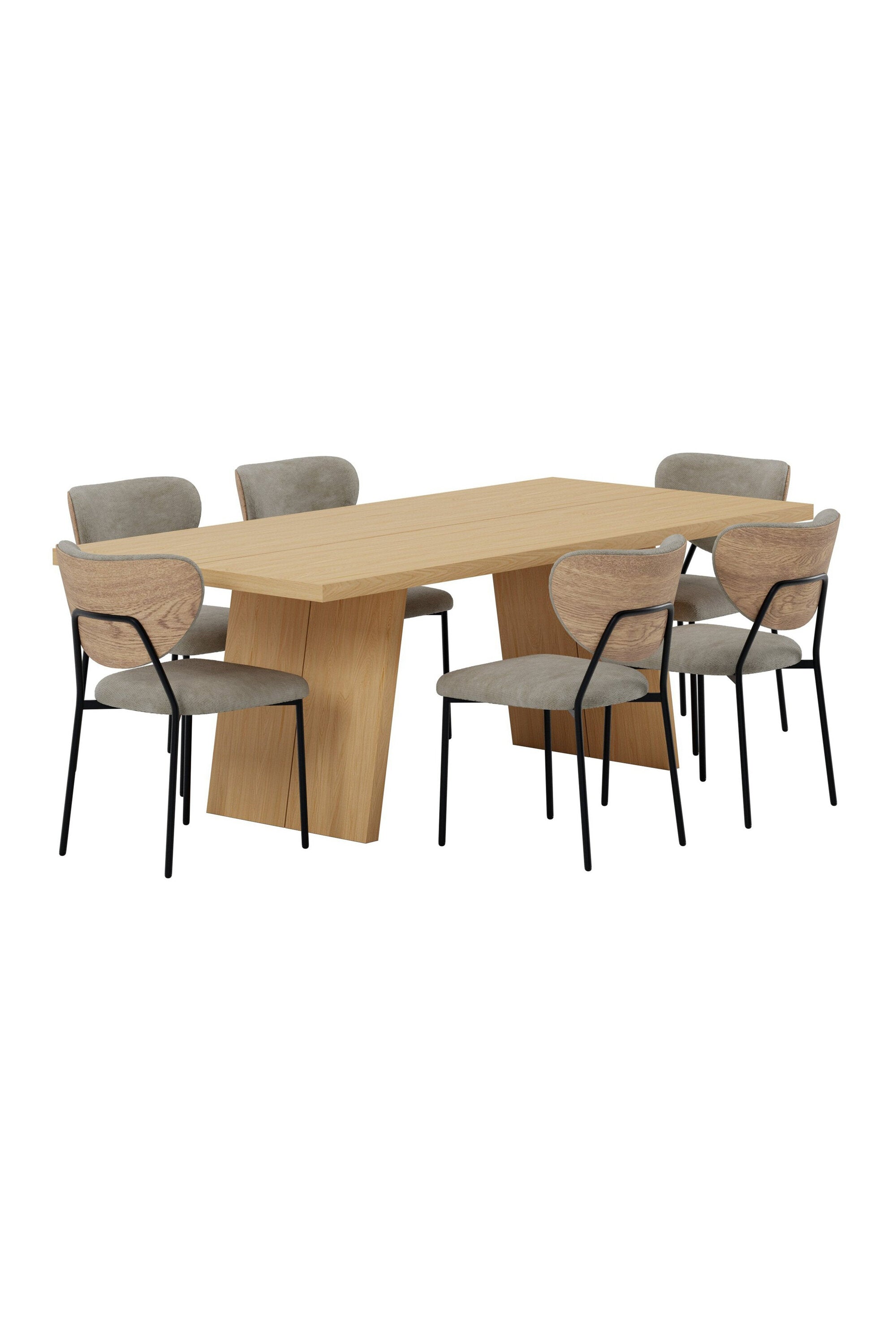 Logga Esstisch mit Butterfly Stühlen in präsentiert im Onlineshop von KAQTU Design AG. Esszimmerset ist von Venture Home