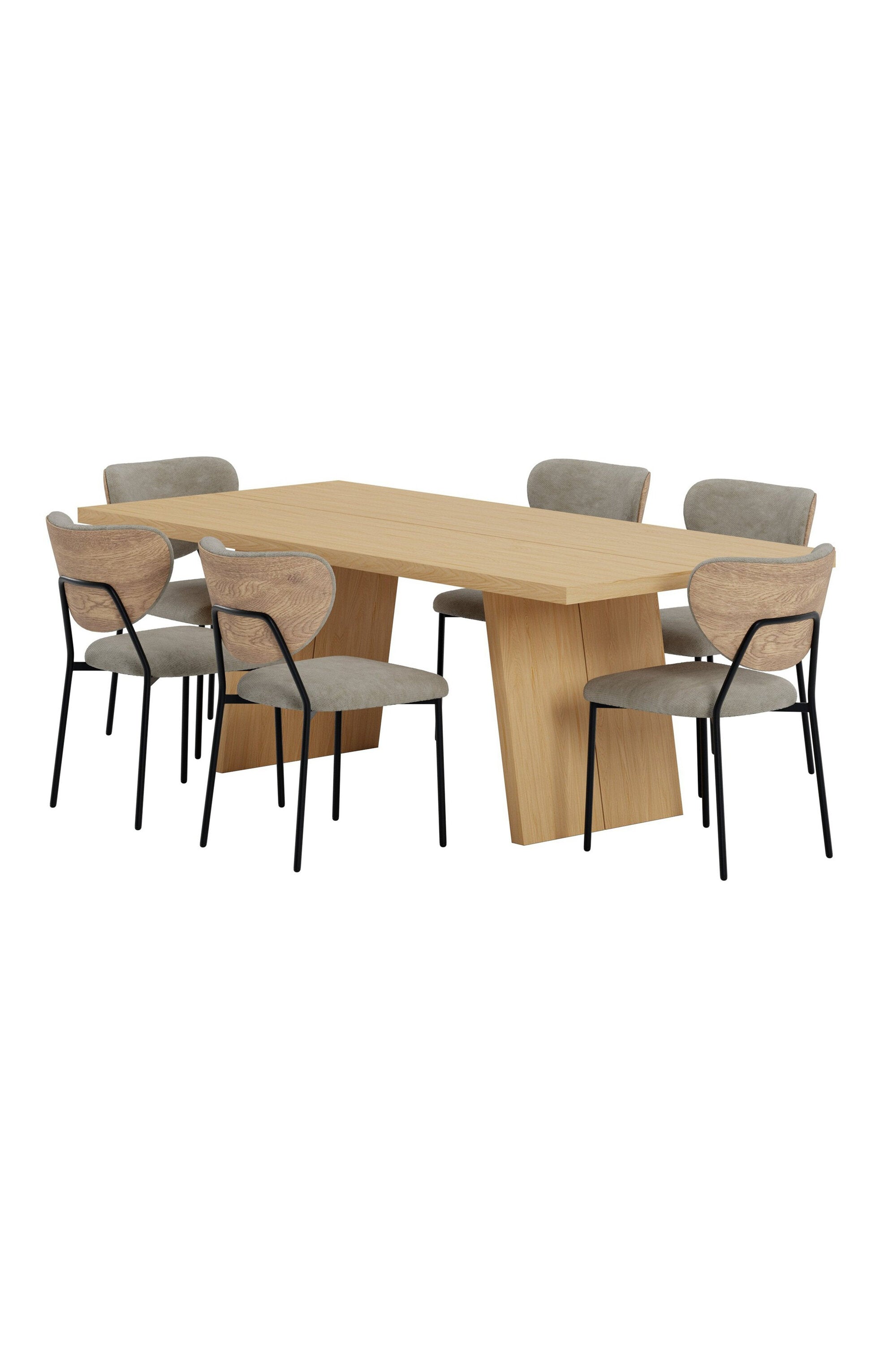Logga Esstisch mit Butterfly Stühlen in präsentiert im Onlineshop von KAQTU Design AG. Esszimmerset ist von Venture Home