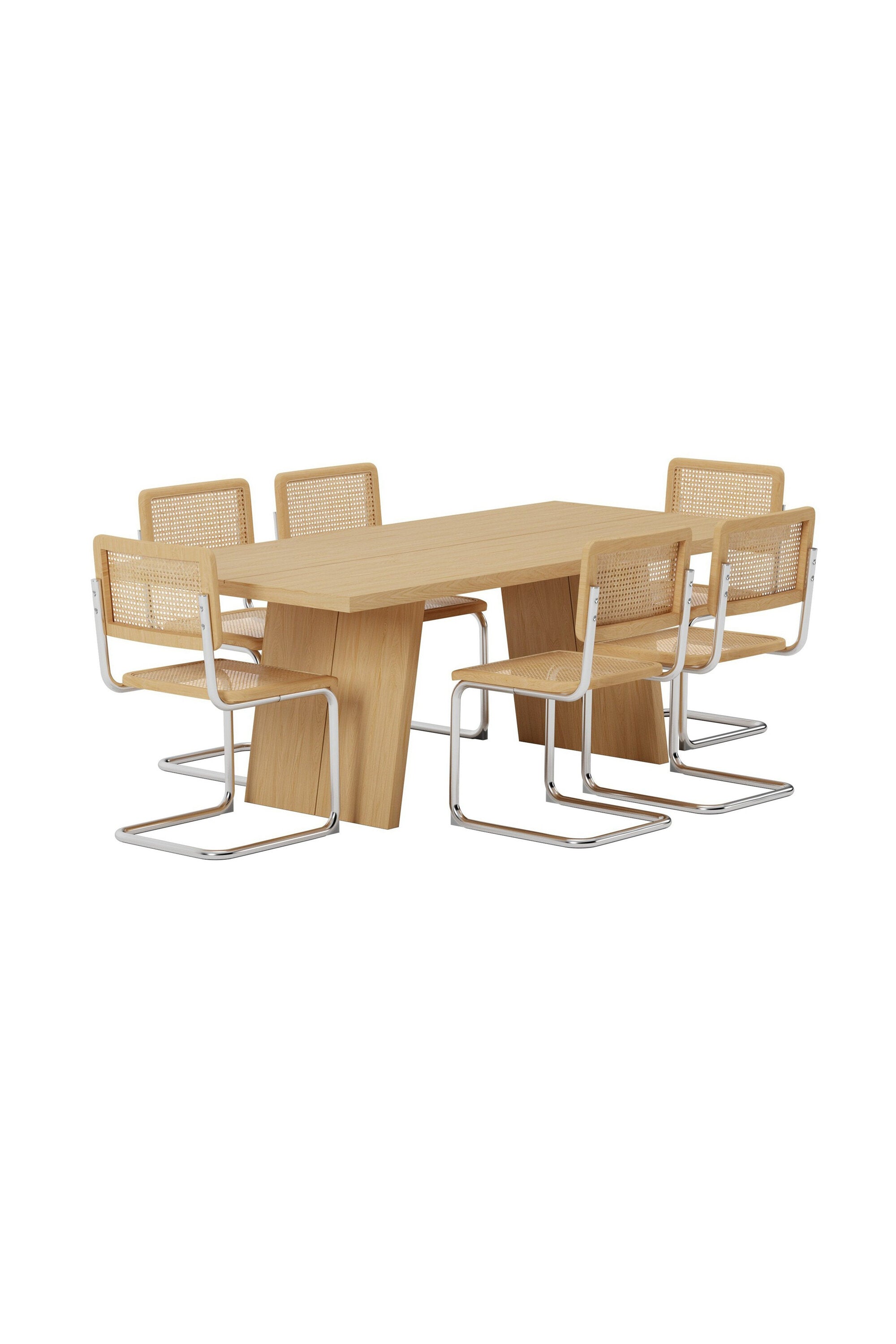 Logga Esstisch mit Robert Stühlen in präsentiert im Onlineshop von KAQTU Design AG. Esszimmerset ist von Venture Home