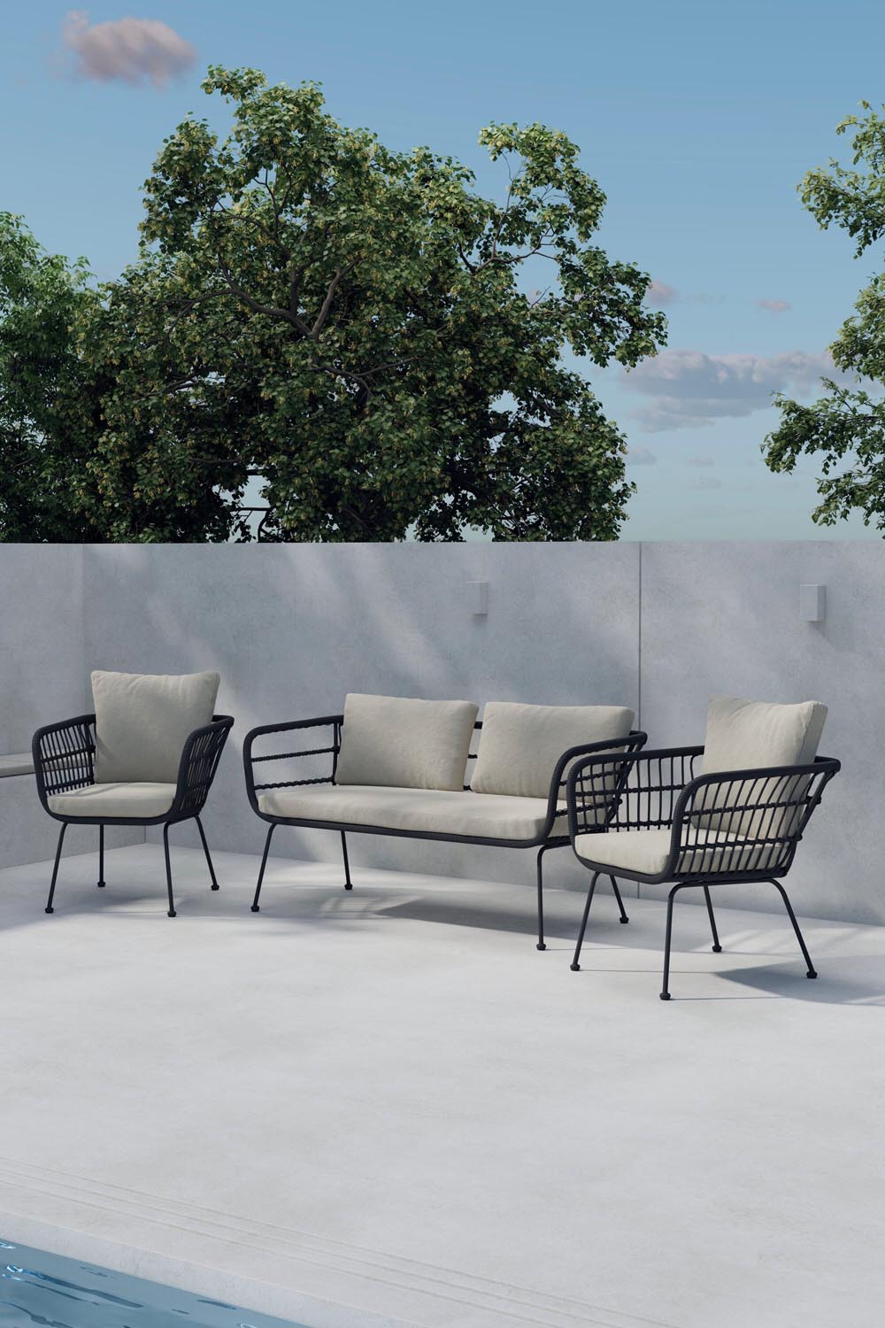 Isola Sofa Set in präsentiert im Onlineshop von KAQTU Design AG. Loungeset ist von Venture Home