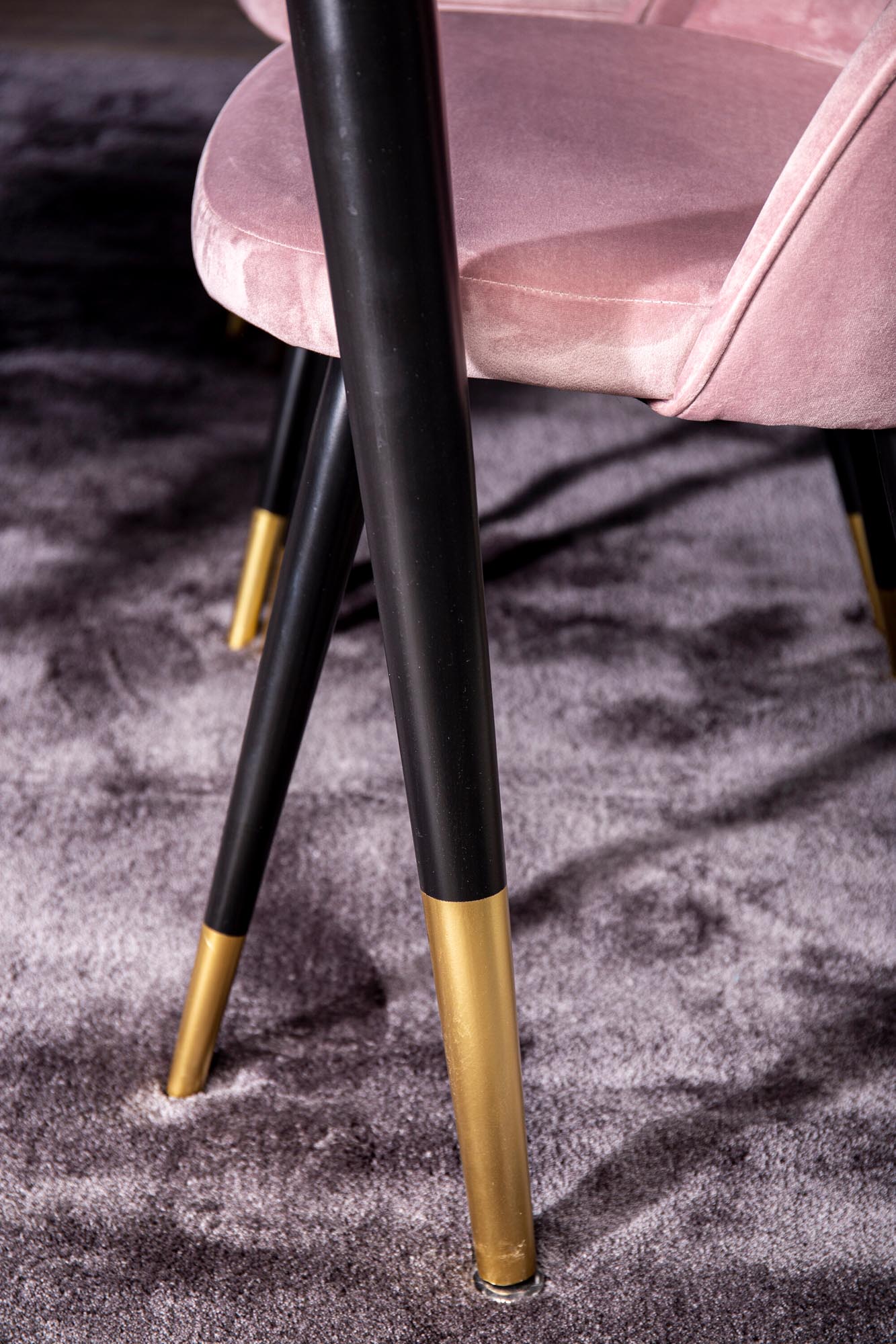 Stilvolles Dipp Esszimmerset 180cm für 6, samtig, von Venture Home.