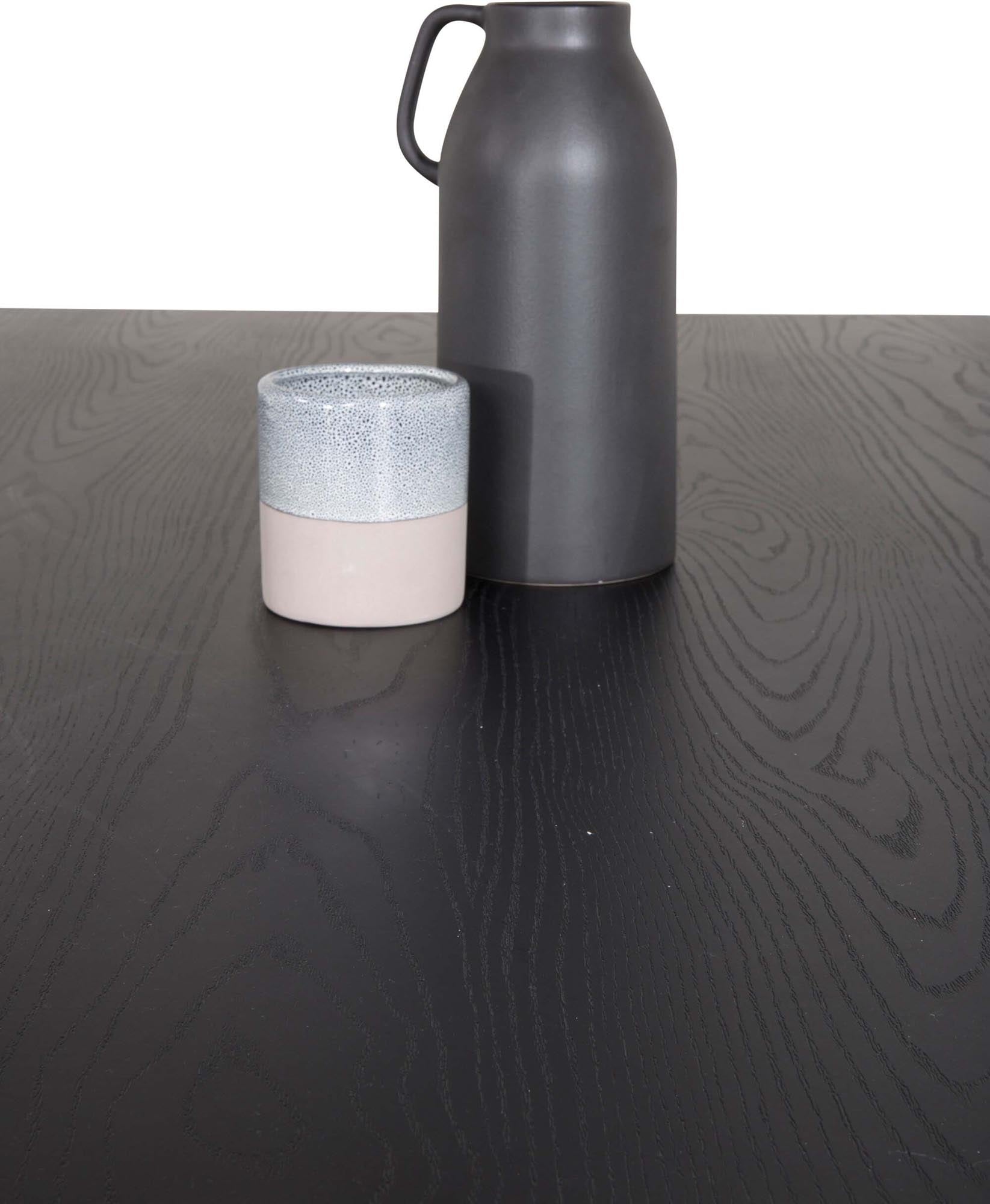 Stilvolles Dipp Esszimmerset 180 cm für 6 Personen, mit luxuriösen Samtstühlen von Venture Home. Perfekt für gemütliche Abende!