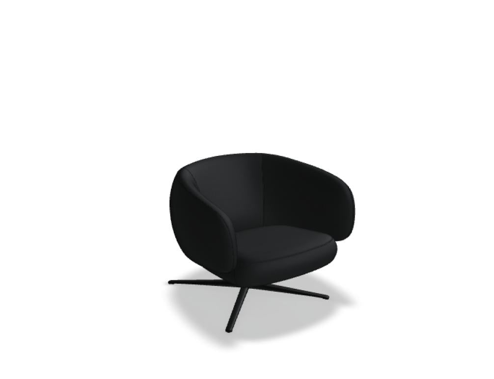 Grand Grace GRF01 - Sessel Drehbasis in Sepia präsentiert im Onlineshop von KAQTU Design AG. Drehsessel ist von Mdd