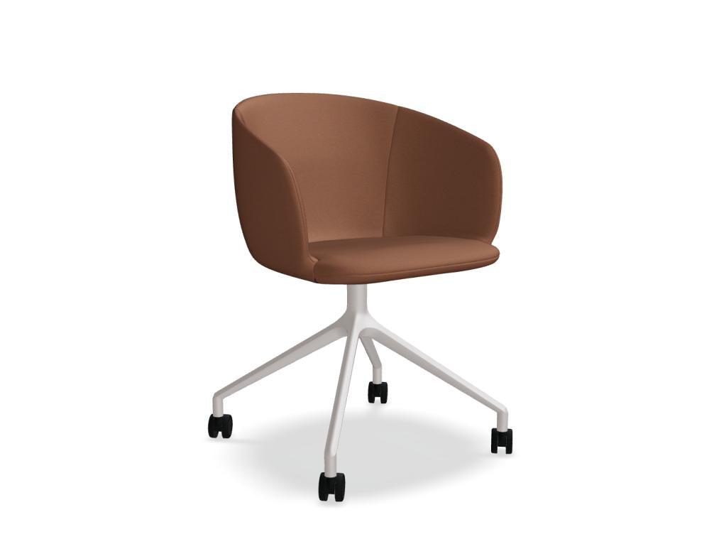 Grace GRP19K - Stuhl Drehbasis in Grau präsentiert im Onlineshop von KAQTU Design AG. Drehstuhl ist von Mdd