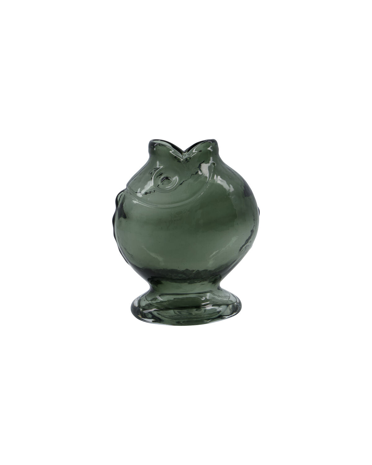 Vase, HDFish, Rauchgrau in Rauchgrau präsentiert im Onlineshop von KAQTU Design AG. Vase ist von House Doctor