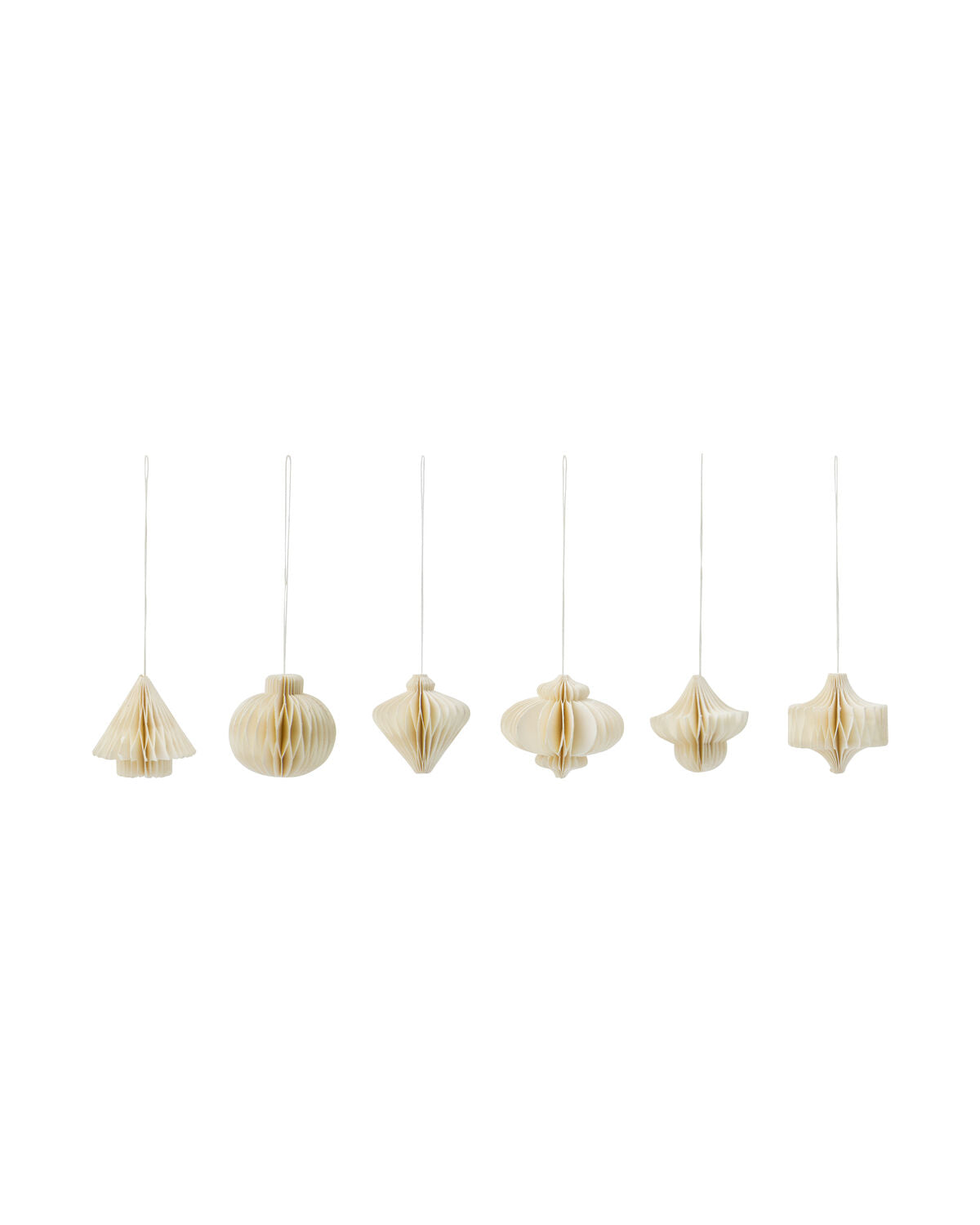 Ornamente, HDComb, Off-White in Off-White präsentiert im Onlineshop von KAQTU Design AG. Weihnachtszubehör ist von House Doctor