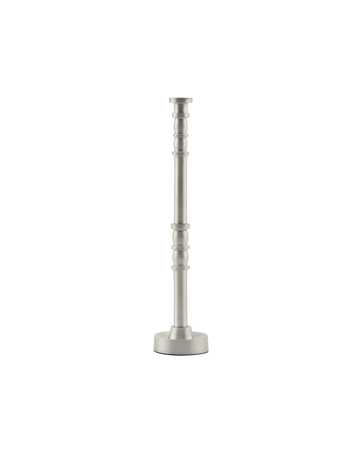 Kerzenständer, Jersey in Silber oxidiert präsentiert im Onlineshop von KAQTU Design AG. Einzelleuchter ist von House Doctor