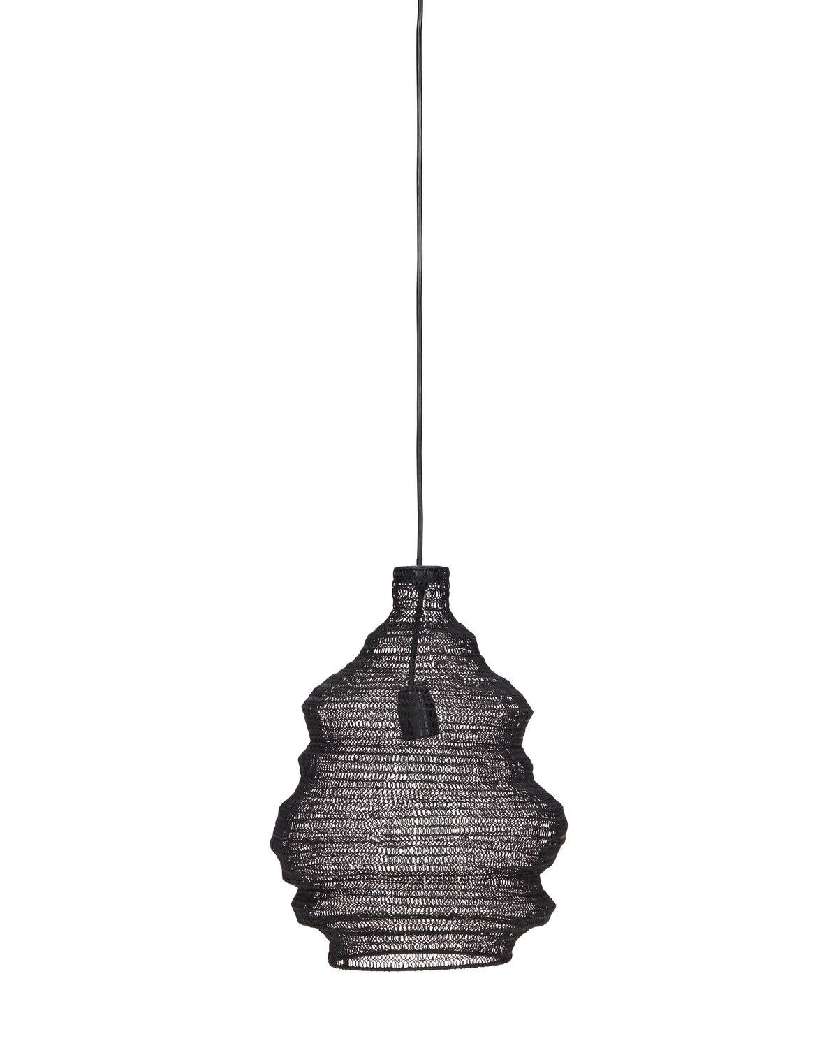 Lampe, HDMesh, Schwarz in Schwarz präsentiert im Onlineshop von KAQTU Design AG. Pendelleuchte ist von House Doctor