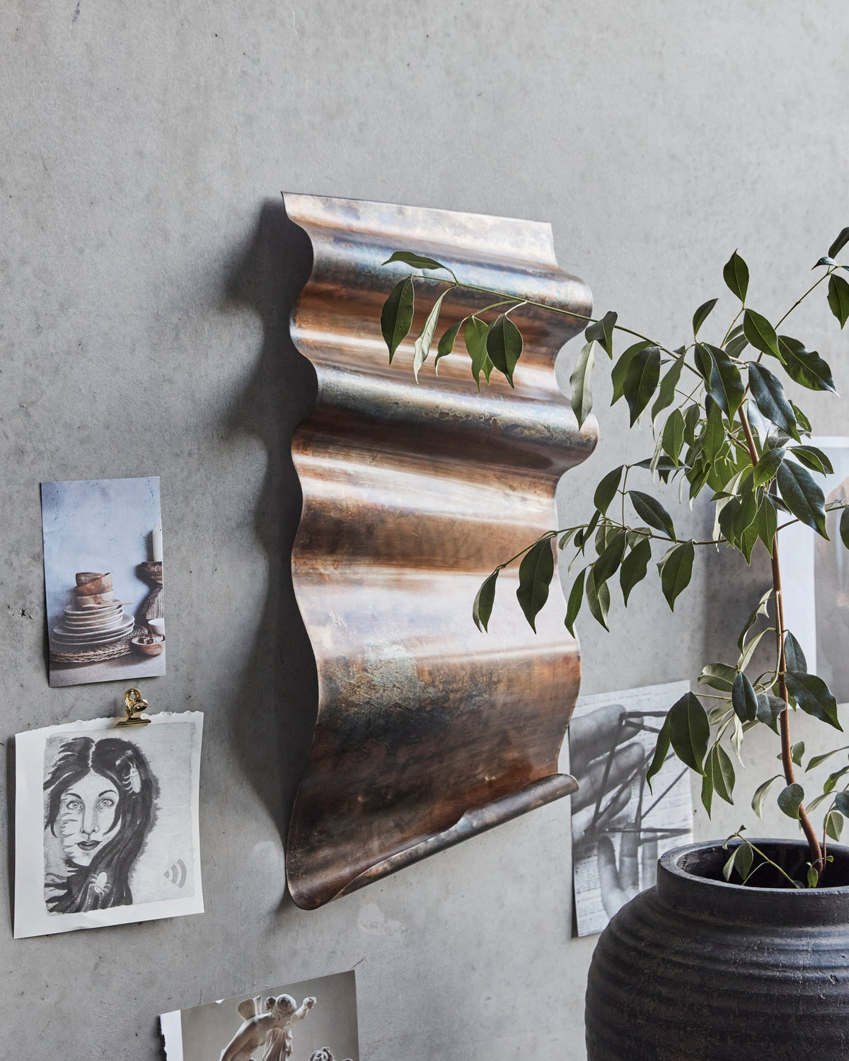 Wandobjekt, HDFaha, Antikes Braun in Antikes Braun präsentiert im Onlineshop von KAQTU Design AG. Wand-Dekoration ist von House Doctor