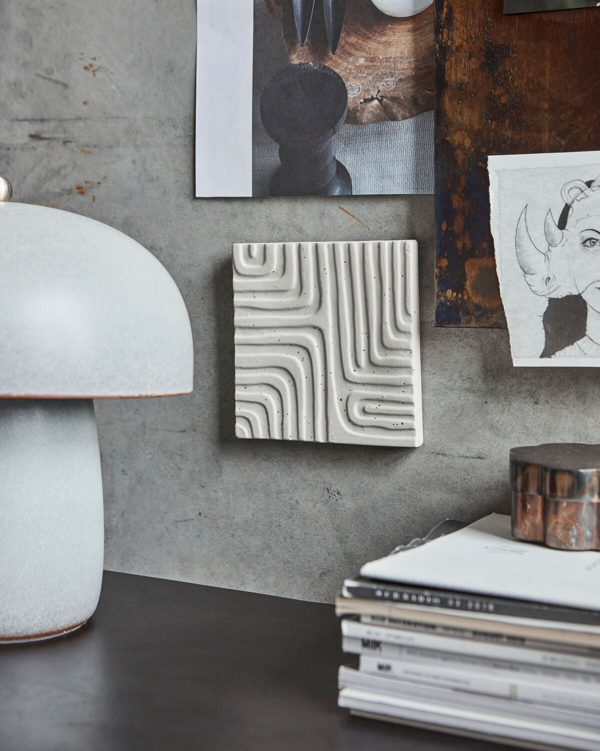 Wandobjekt, HDMaybe, Off-White in Off-White präsentiert im Onlineshop von KAQTU Design AG. Wand-Dekoration ist von House Doctor