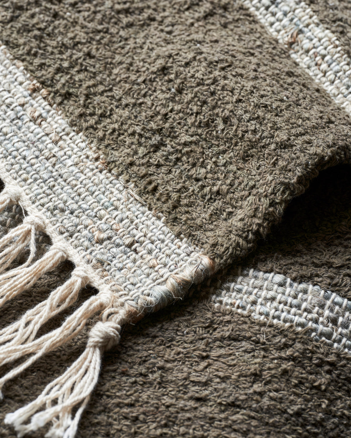 Teppich, Chen in Dunkelbraun präsentiert im Onlineshop von KAQTU Design AG. Teppich ist von House Doctor
