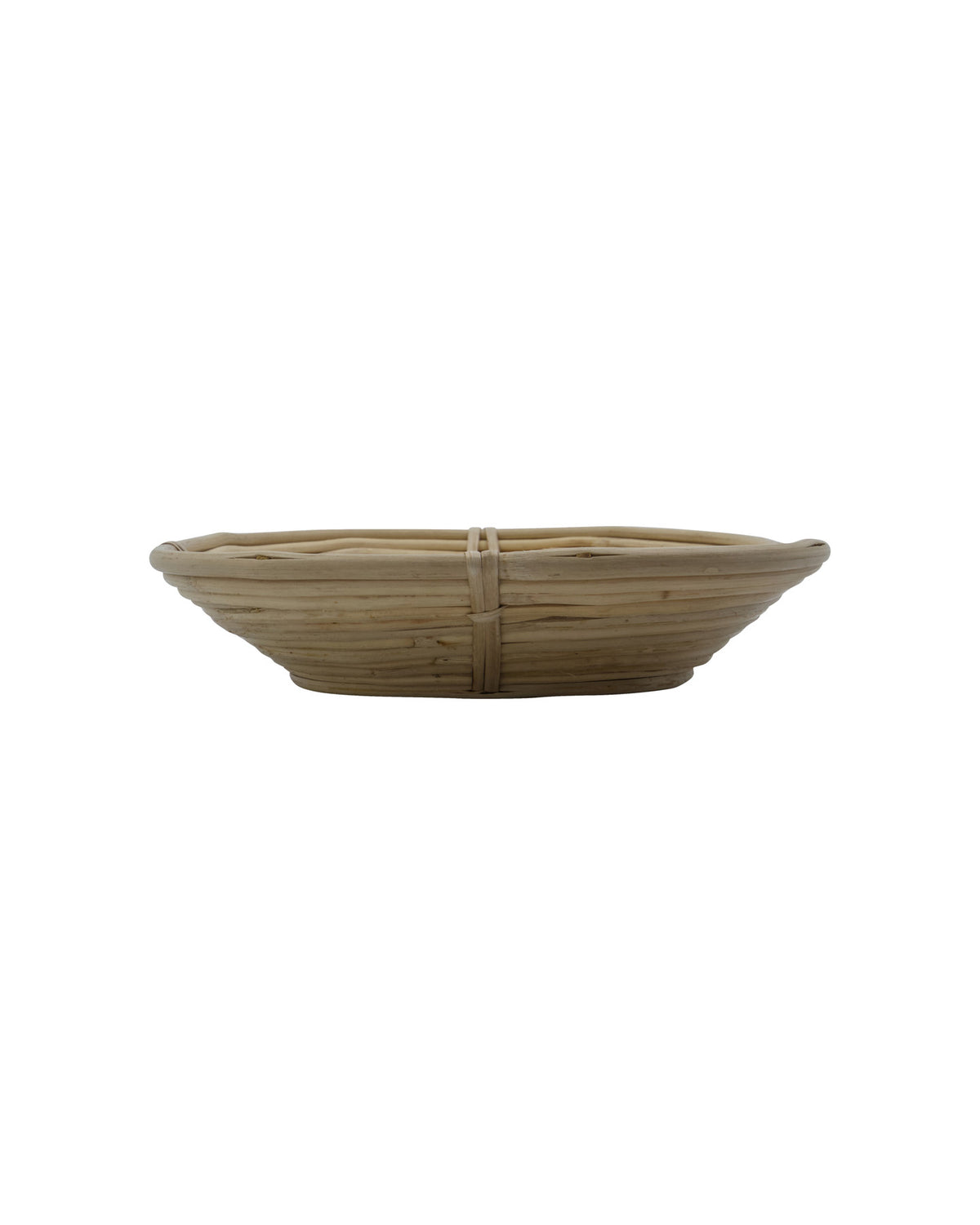 Naturfarbener Aufbewahrungskorb HDConical aus geflochtenem Rattan und Bambus