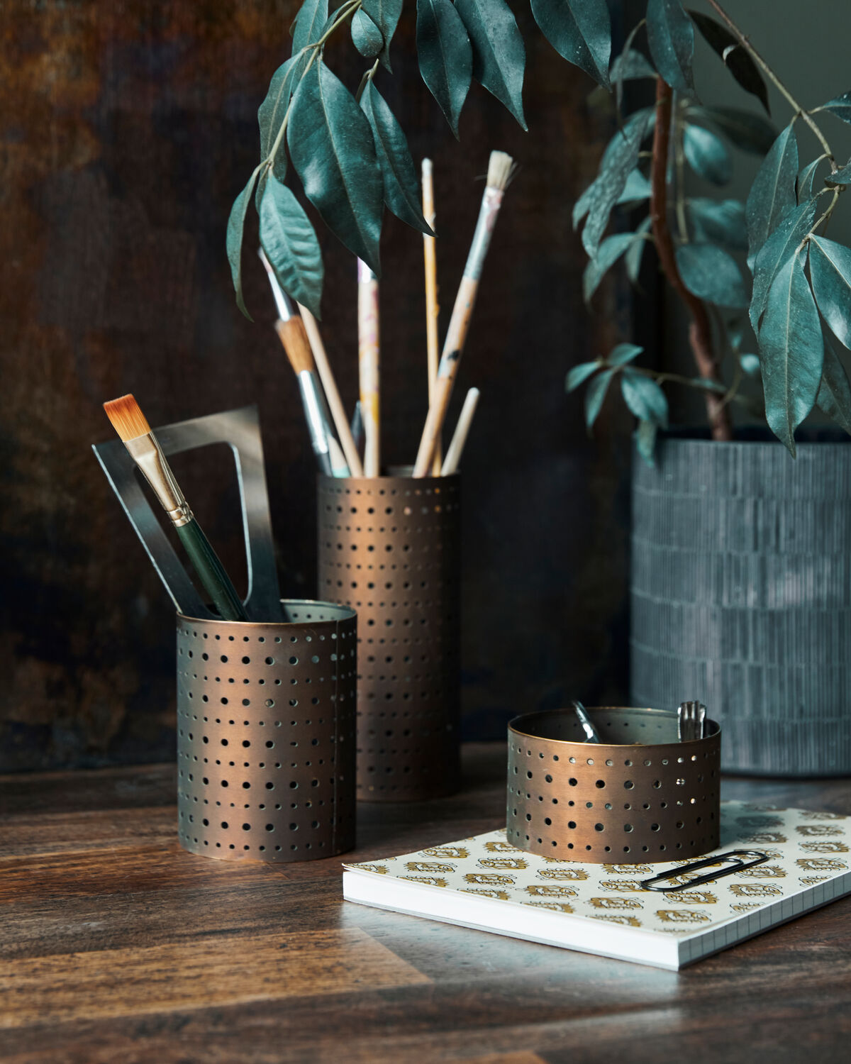 Aufbewahrung, HDPefa, Antikes Messing-Finish in Antikes Messing-Finish präsentiert im Onlineshop von KAQTU Design AG. Aufbewahrungsbox ist von House Doctor