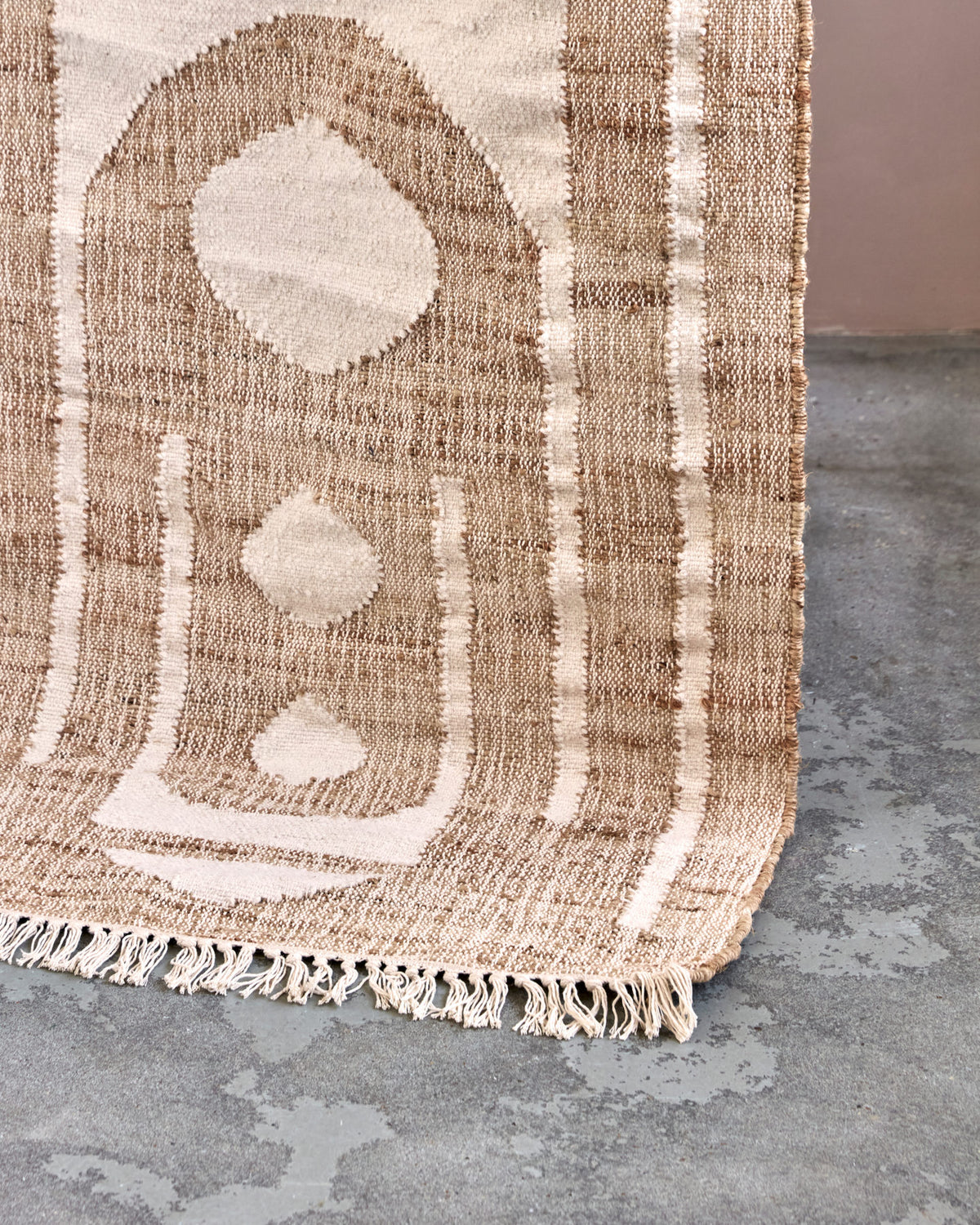 Teppich, HDRostro, Natur,Off-White in Natur, Off-White präsentiert im Onlineshop von KAQTU Design AG. Teppich ist von House Doctor