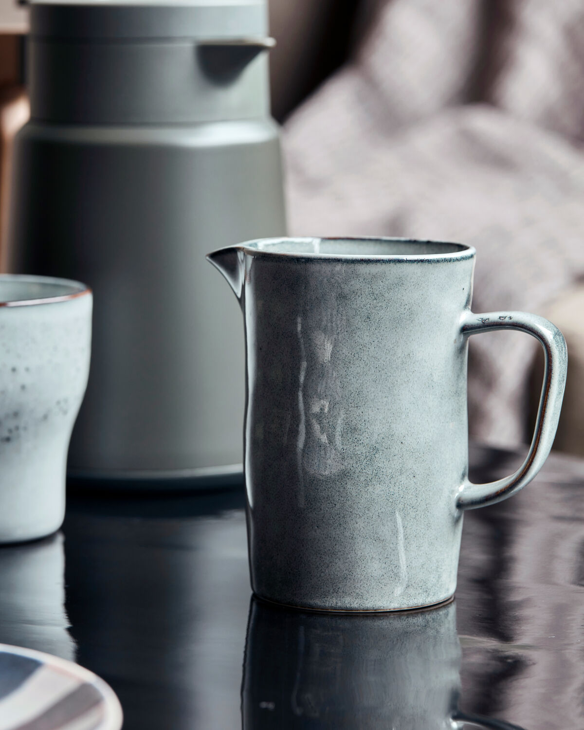Kanne, Rustic/Blau in Grau/Blau präsentiert im Onlineshop von KAQTU Design AG. Kanne ist von House Doctor