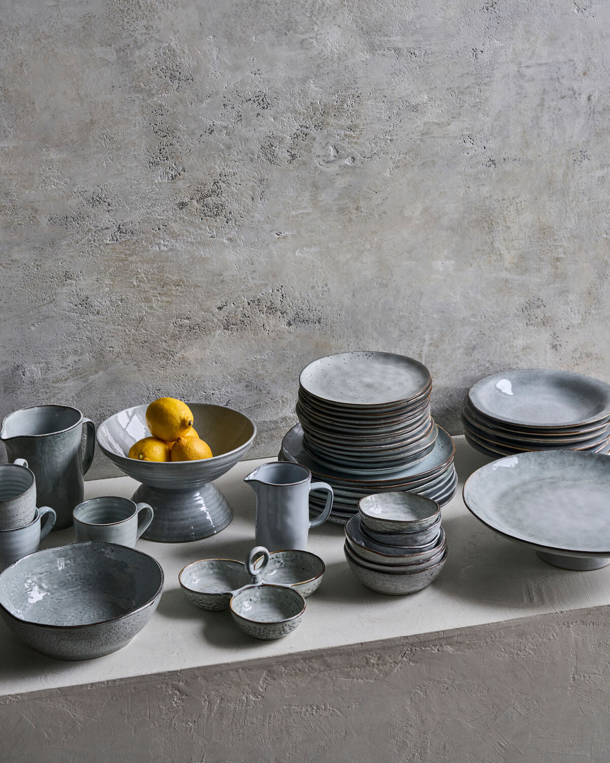 Kanne, Rustic/Blau in Grau/Blau präsentiert im Onlineshop von KAQTU Design AG. Kanne ist von House Doctor
