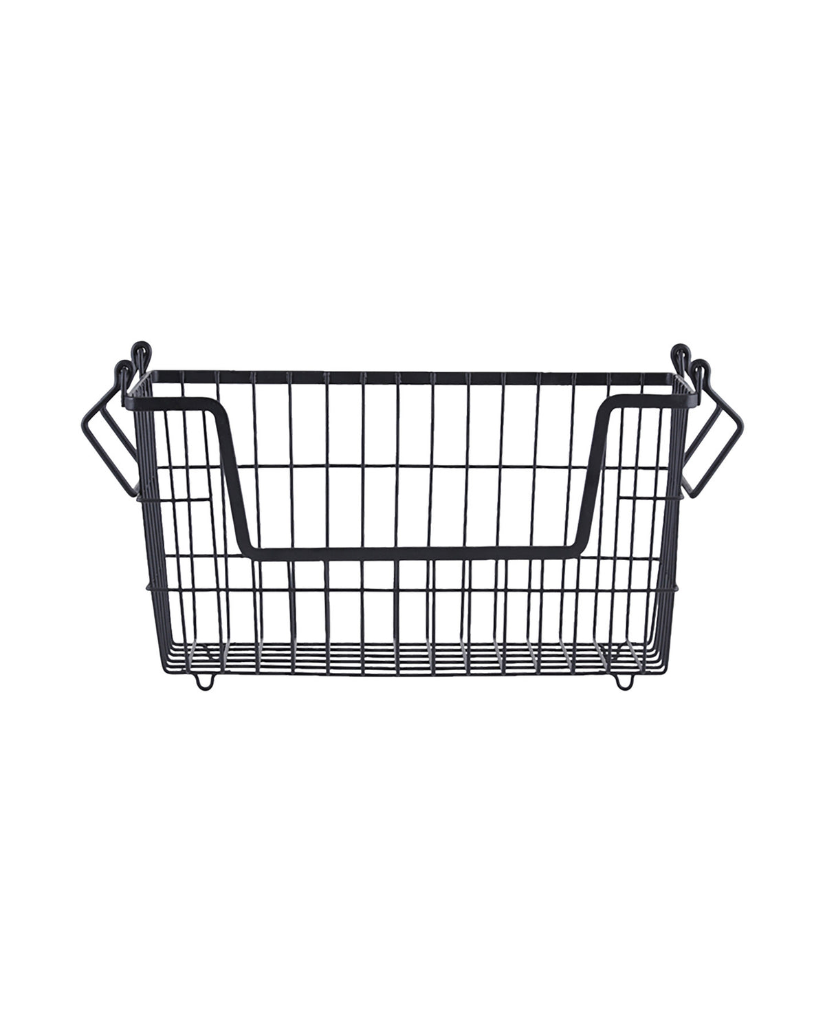 Korb, Taw in Mattschwarz präsentiert im Onlineshop von KAQTU Design AG. Aufbewahrungsbehälter ist von House Doctor