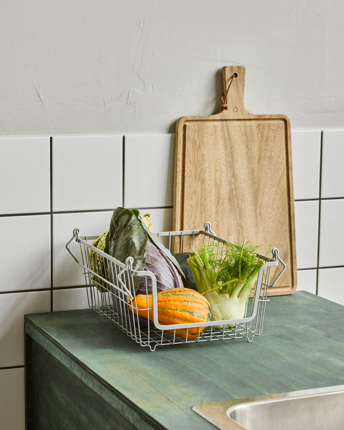 Korb, HDNico, Grau in Grau präsentiert im Onlineshop von KAQTU Design AG. Aufbewahrungsbehälter ist von House Doctor