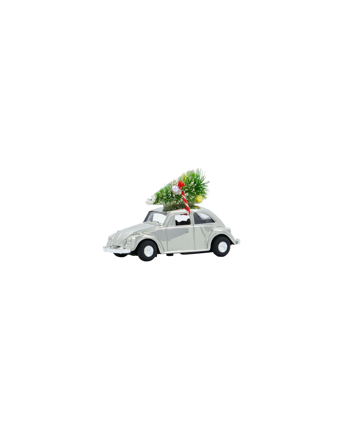 Dekoration, HDMini Xmas car, Silber in Silber präsentiert im Onlineshop von KAQTU Design AG. Weihnachtszubehör ist von House Doctor