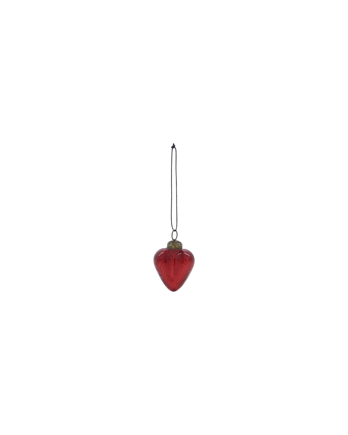 Ornamente, HDHeart and Star, Rot in Rot präsentiert im Onlineshop von KAQTU Design AG. Weihnachtszubehör ist von House Doctor