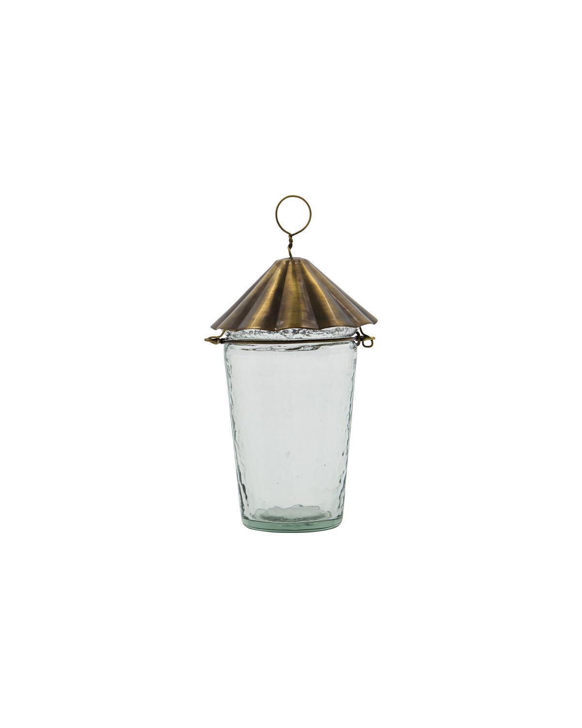 Teelichthalter, HDHang, Klar;Messing in Klar, Messing präsentiert im Onlineshop von KAQTU Design AG. Kerzenständer ist von House Doctor