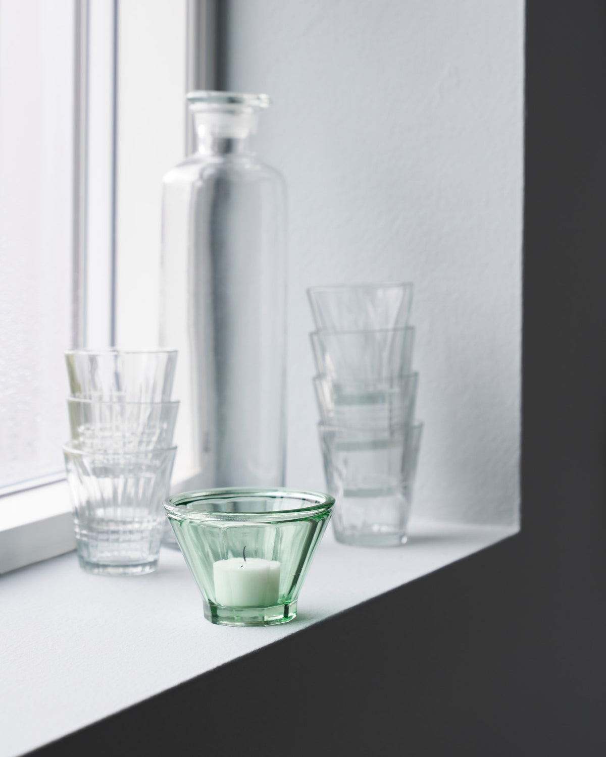 Teelichthalter, HDFren, Grün in Grün präsentiert im Onlineshop von KAQTU Design AG. Kerzenständer ist von House Doctor